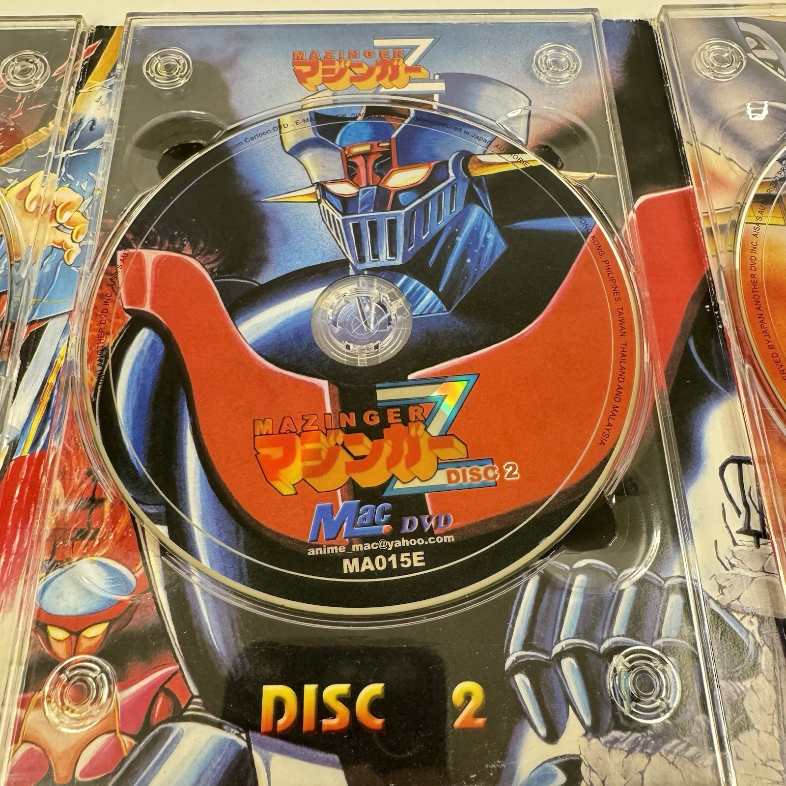 Mac Manga Animation Cartoon DVD Lot: Mazinger Z Anime Sets 1 & 2 -12 DVDs total