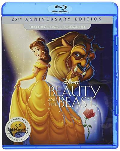 Beauty and the Beast: 25th Anniversary Edition – (BD+DVD+DIGITAL HD) [B – GOOD