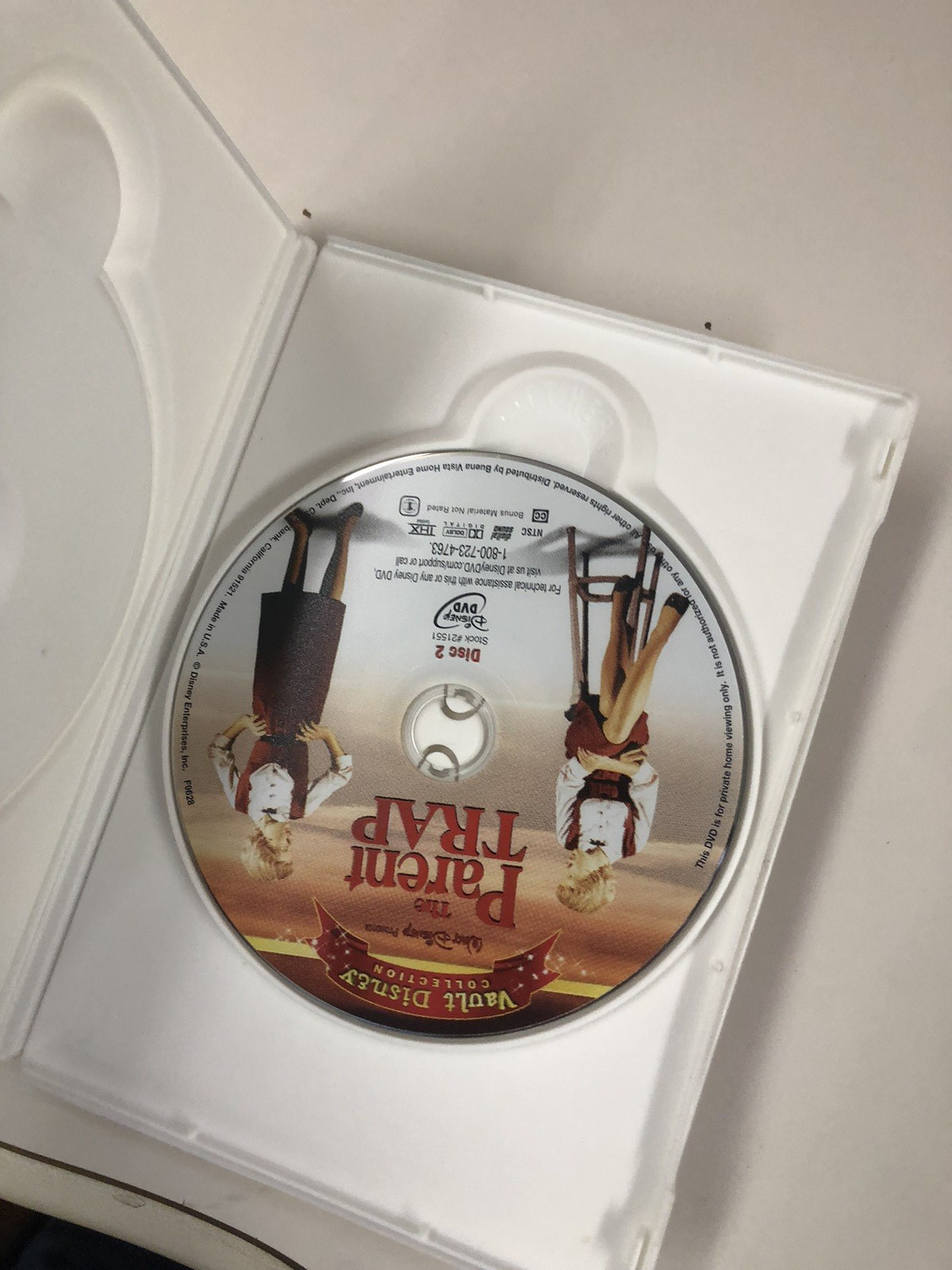 Lot Of 4 Disney Vault Collection Movies Parent Trap, Love Bug , swiss Family