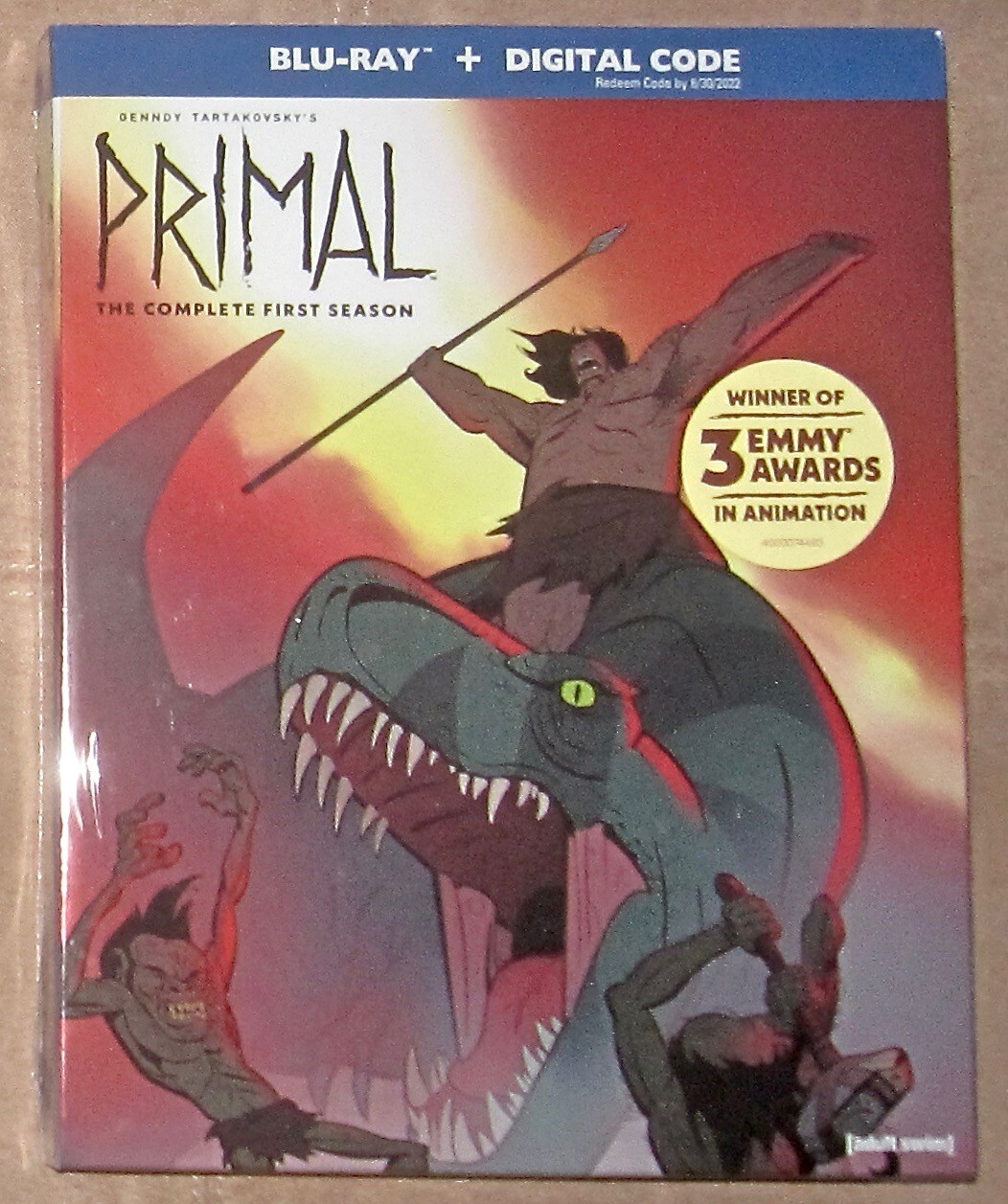Genndy Tartakovsky’s Primal: The Complete First Season Blu-ray with Slipcover