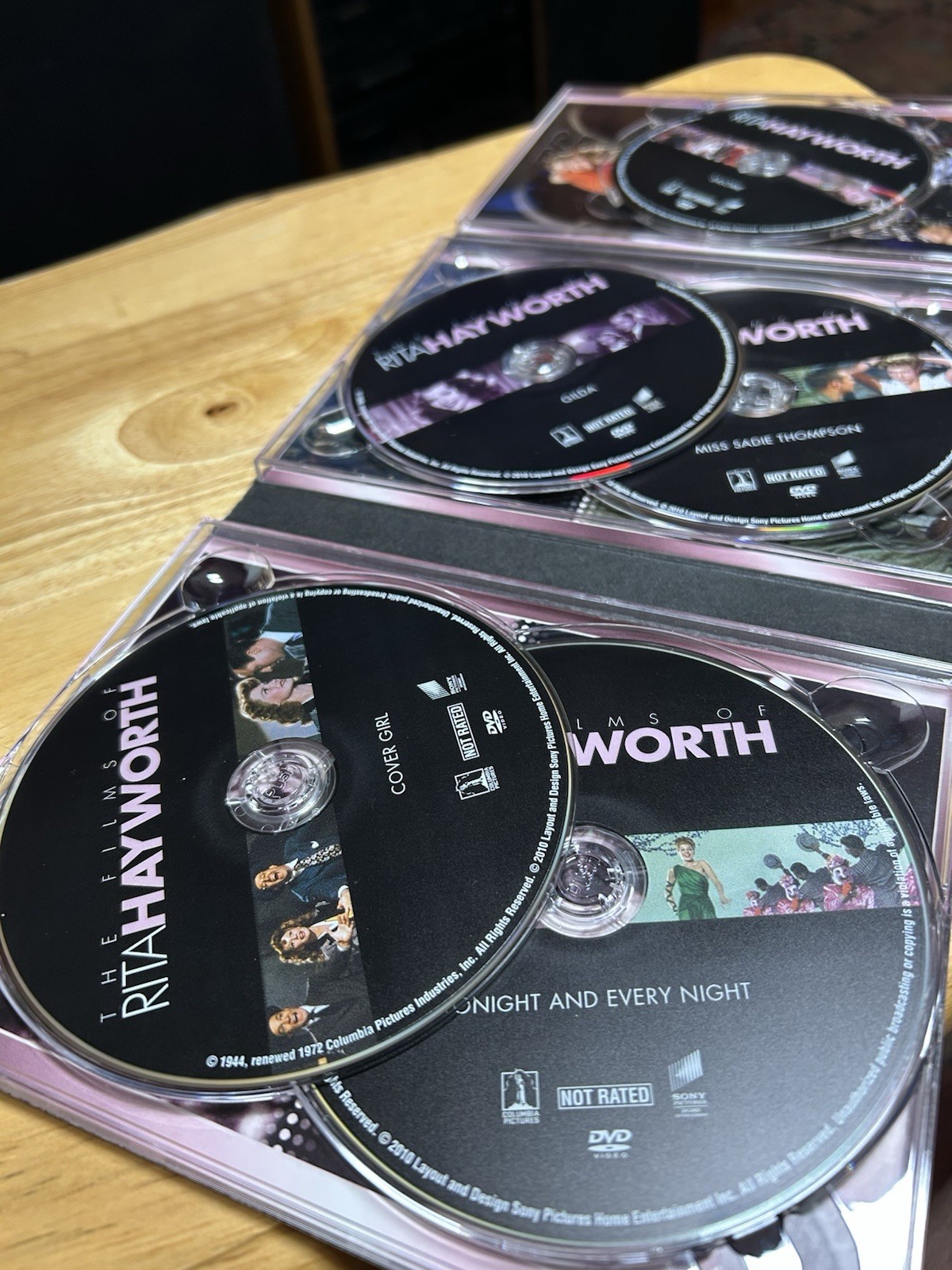 The Films of Rita Hayworth Collector’s Choice 5 DVD Set