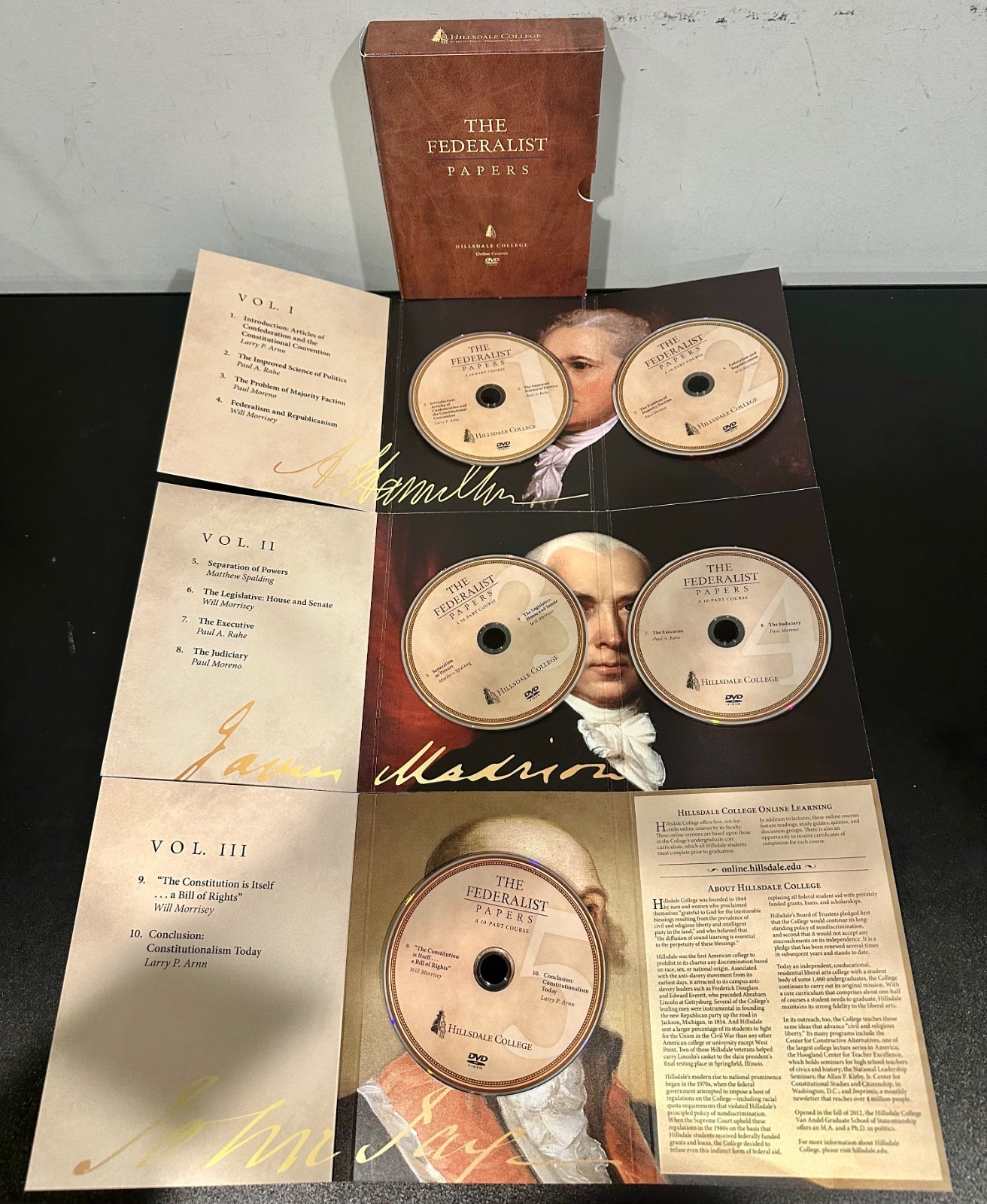 Hillsdale College Online Courses DVD Lot of 4 (The Second World Wars, etc)