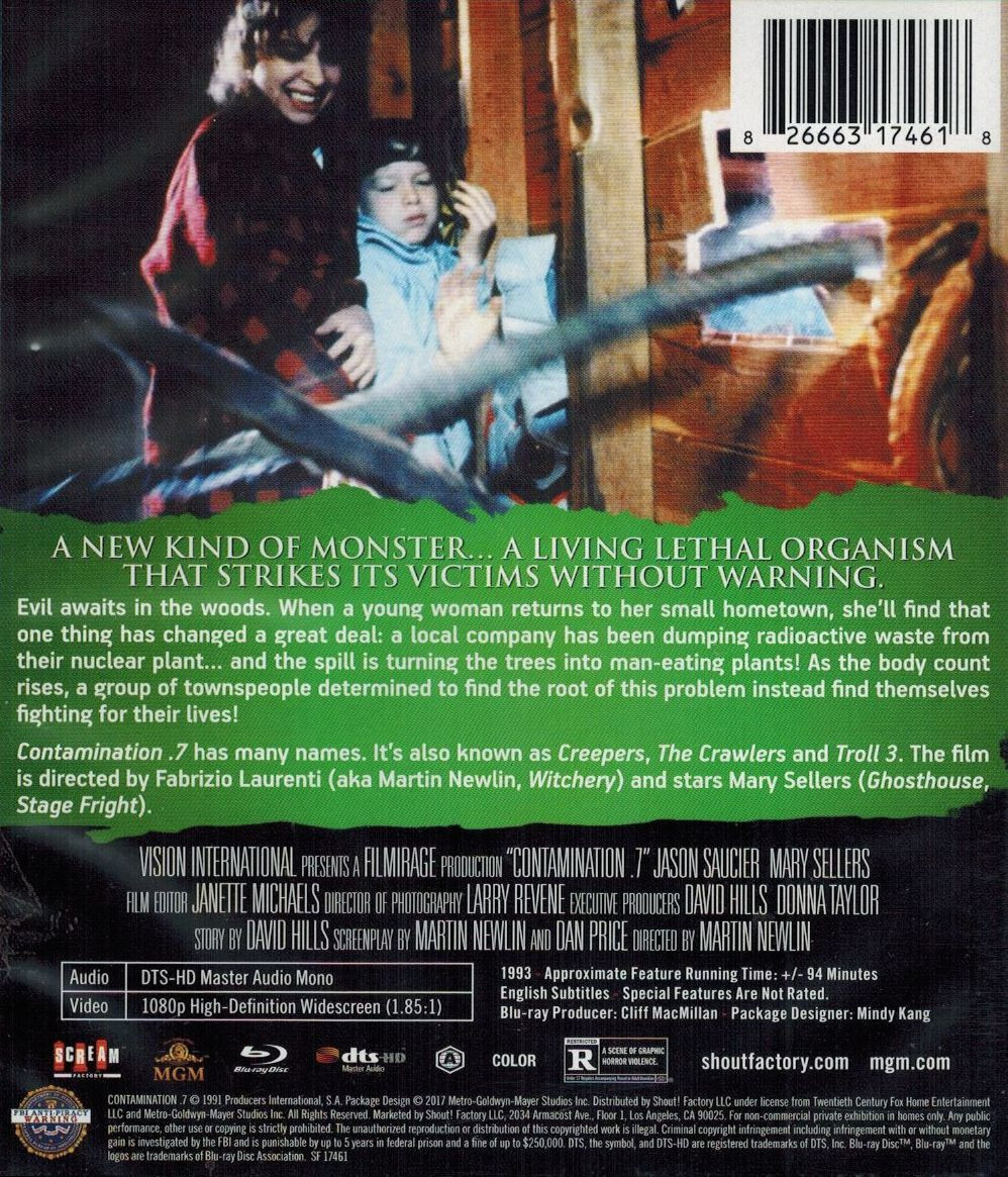 TROLL 3: THE CRAWLERS Joe D’Amato BLU-RAY Italian Kiddie Horror CONTAMINATION .7