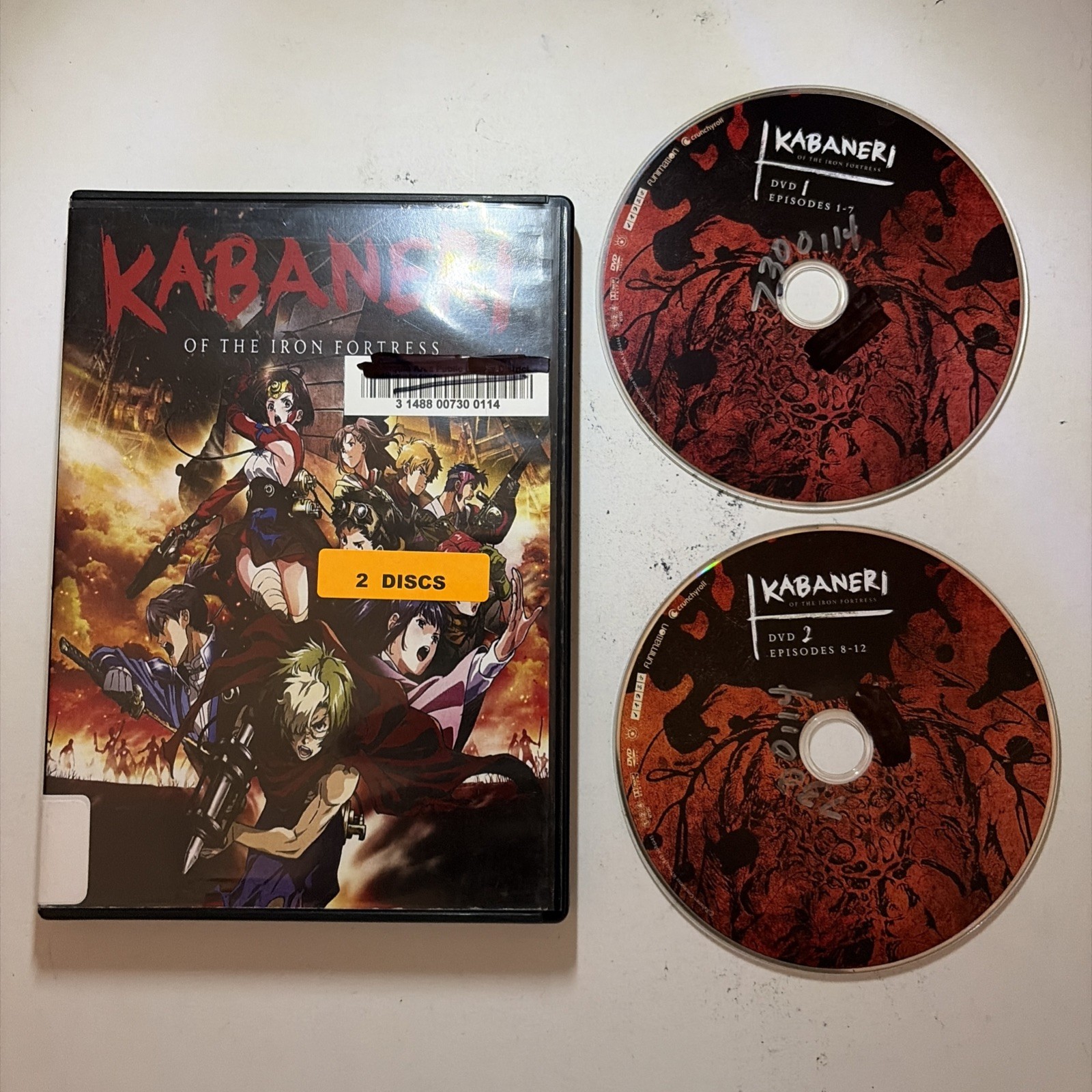 DVD Anime Kabaneri Of The Iron Fortress(1-12) English Dub,Movie Unato Kessen