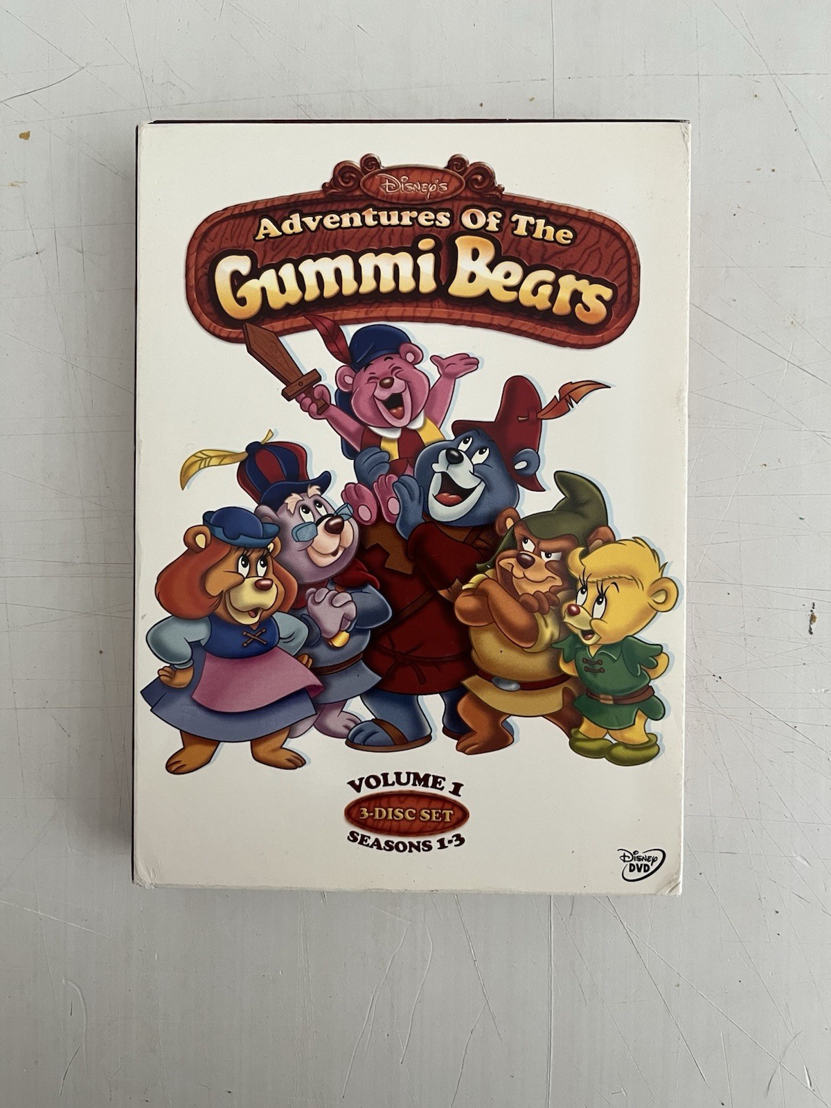 Disney Adventures of the Gummi Bears 3 Disc DVD Set Vol. 1 Seasons 1-3