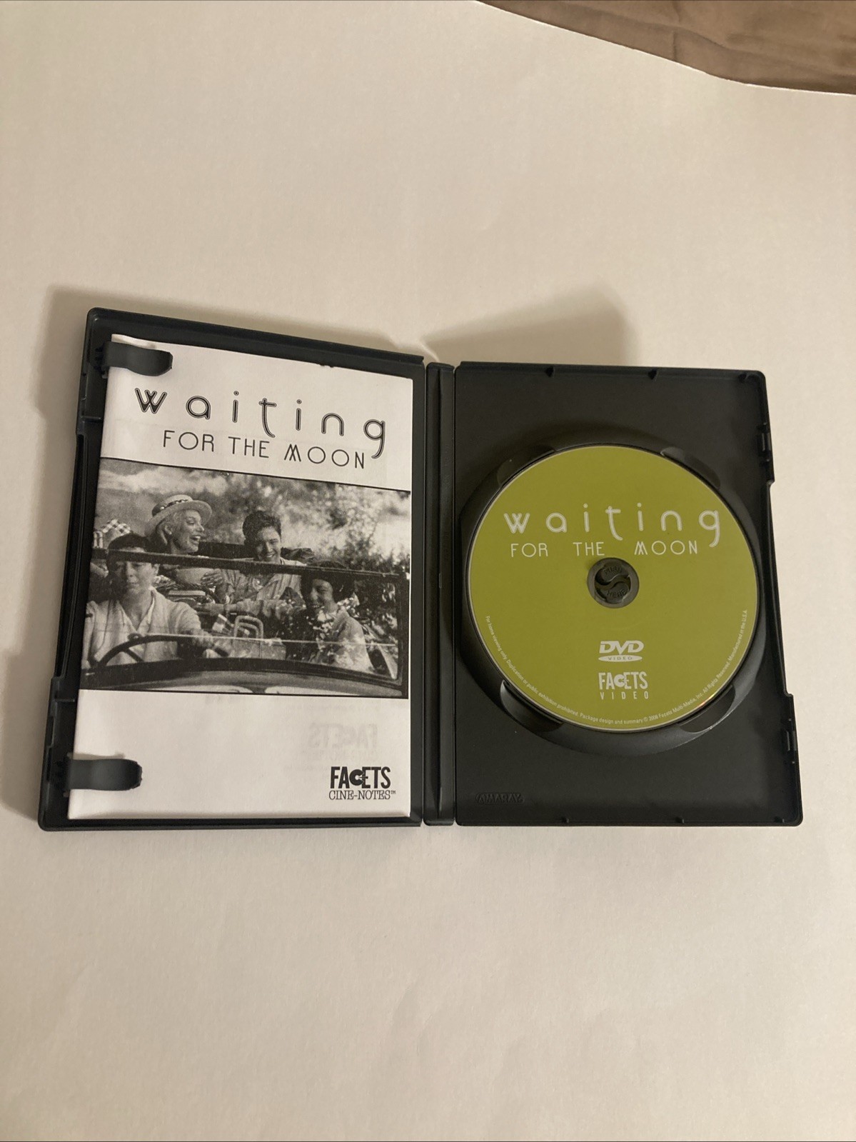Waiting For The Moon DVD Linda Bassett Linda Hunt 1987 Movie (RARE)
