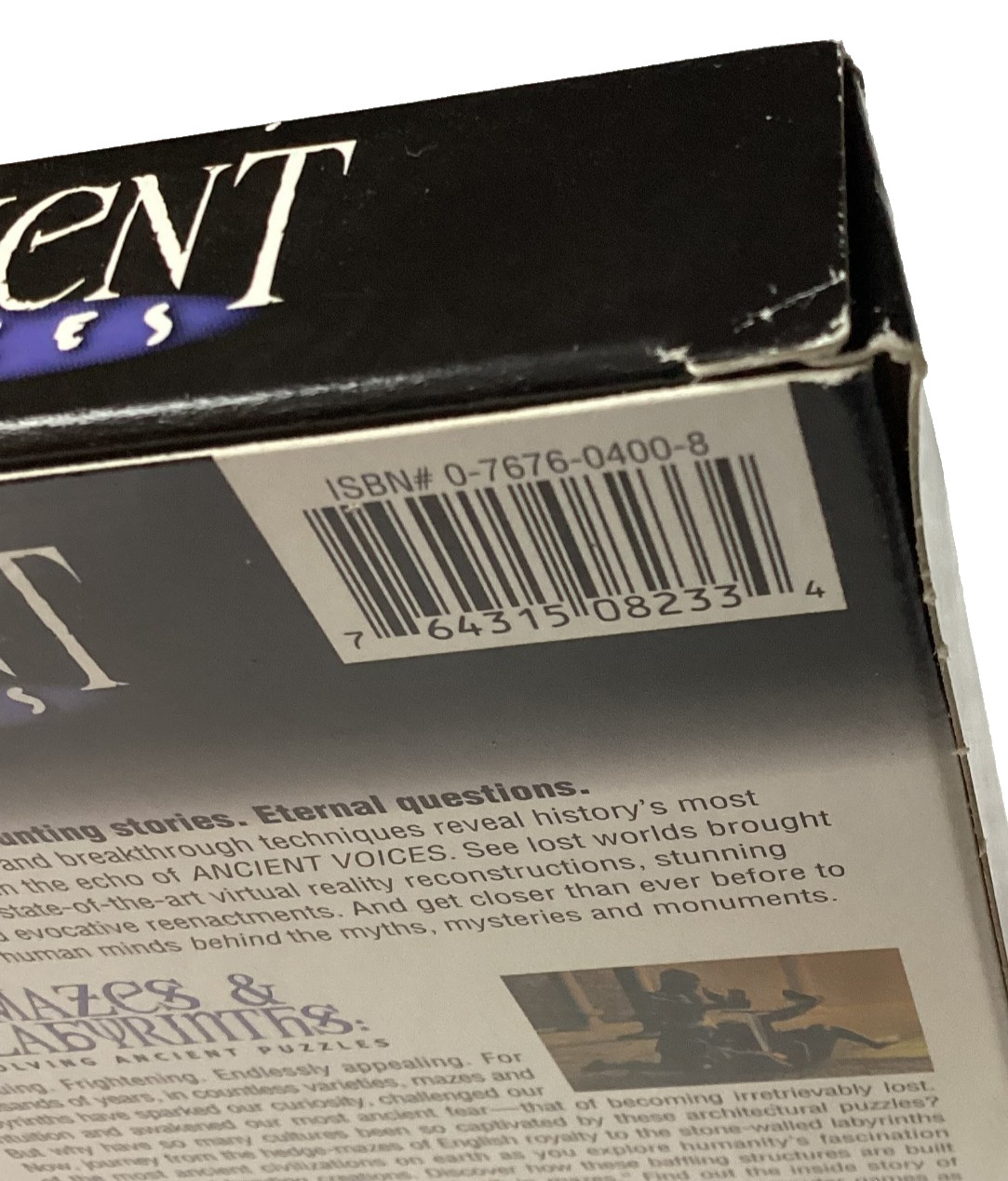 Ancient Voices: Mazes & Labyrinths: Solving Ancient Puzzles, VHS 1999, 50 min.