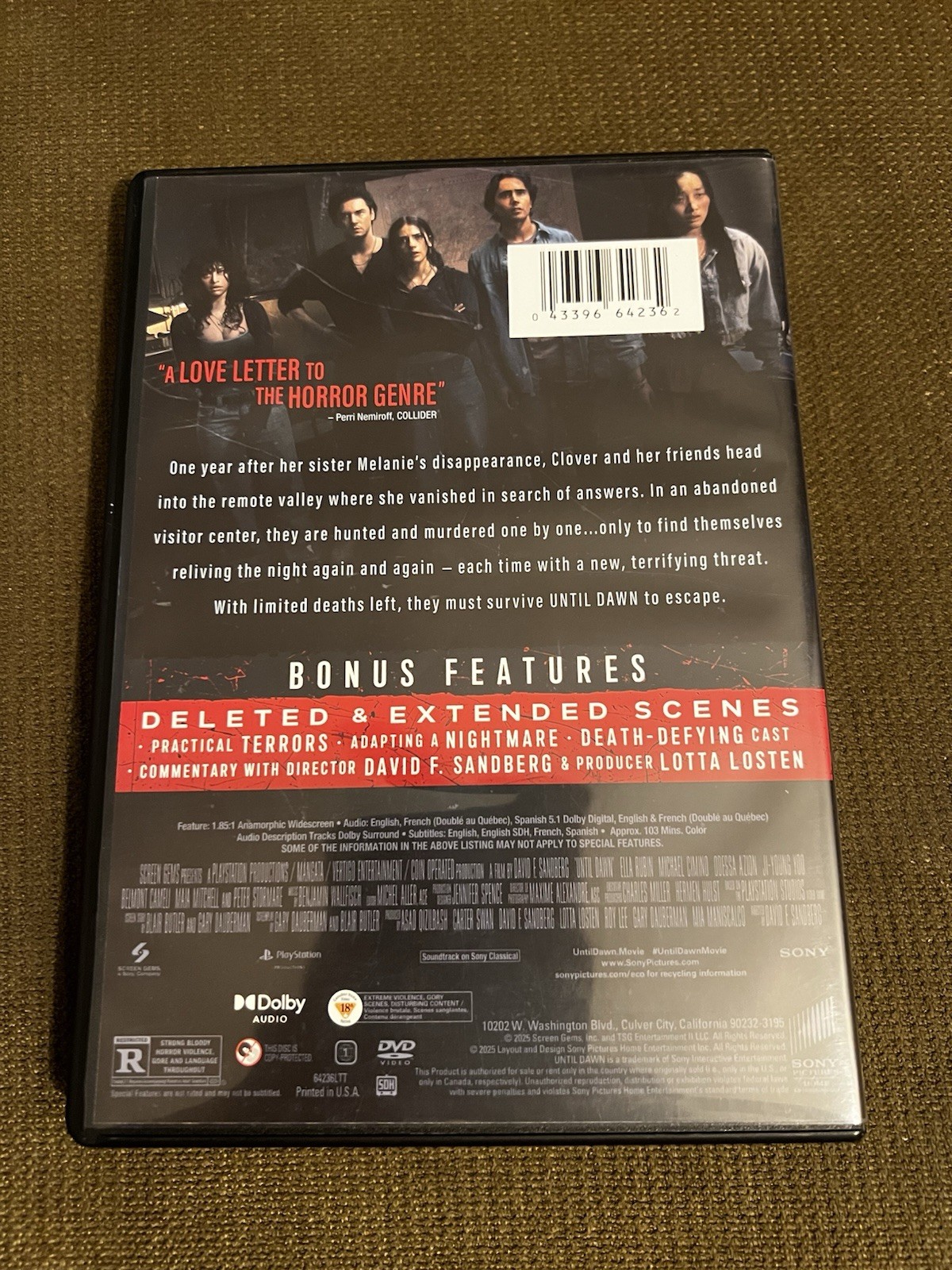 Until Dawn (DVD, 2025) Horror