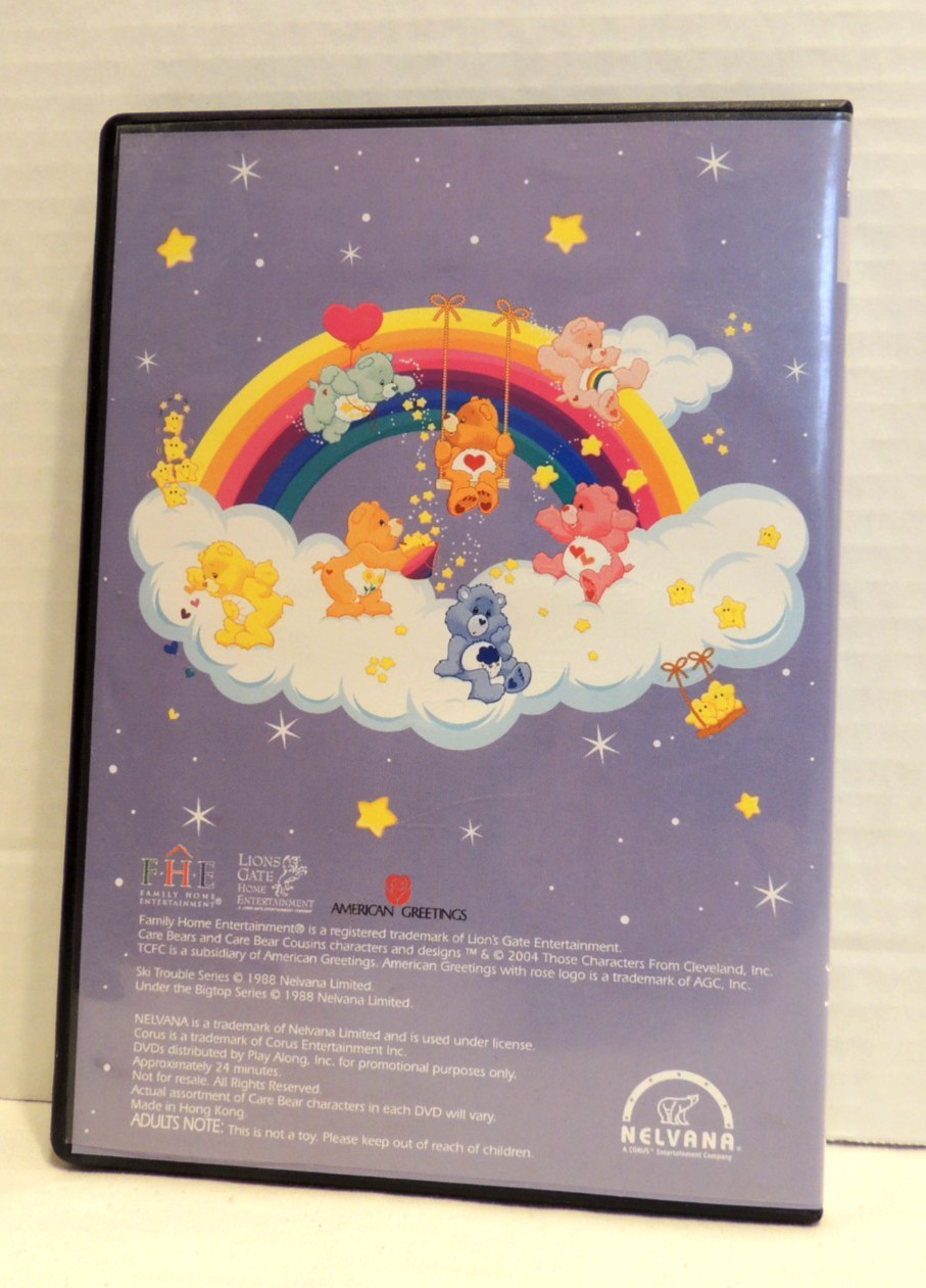 Carebear Cousins 2 Episode Story Cartoon Animation Video DVD Movie
