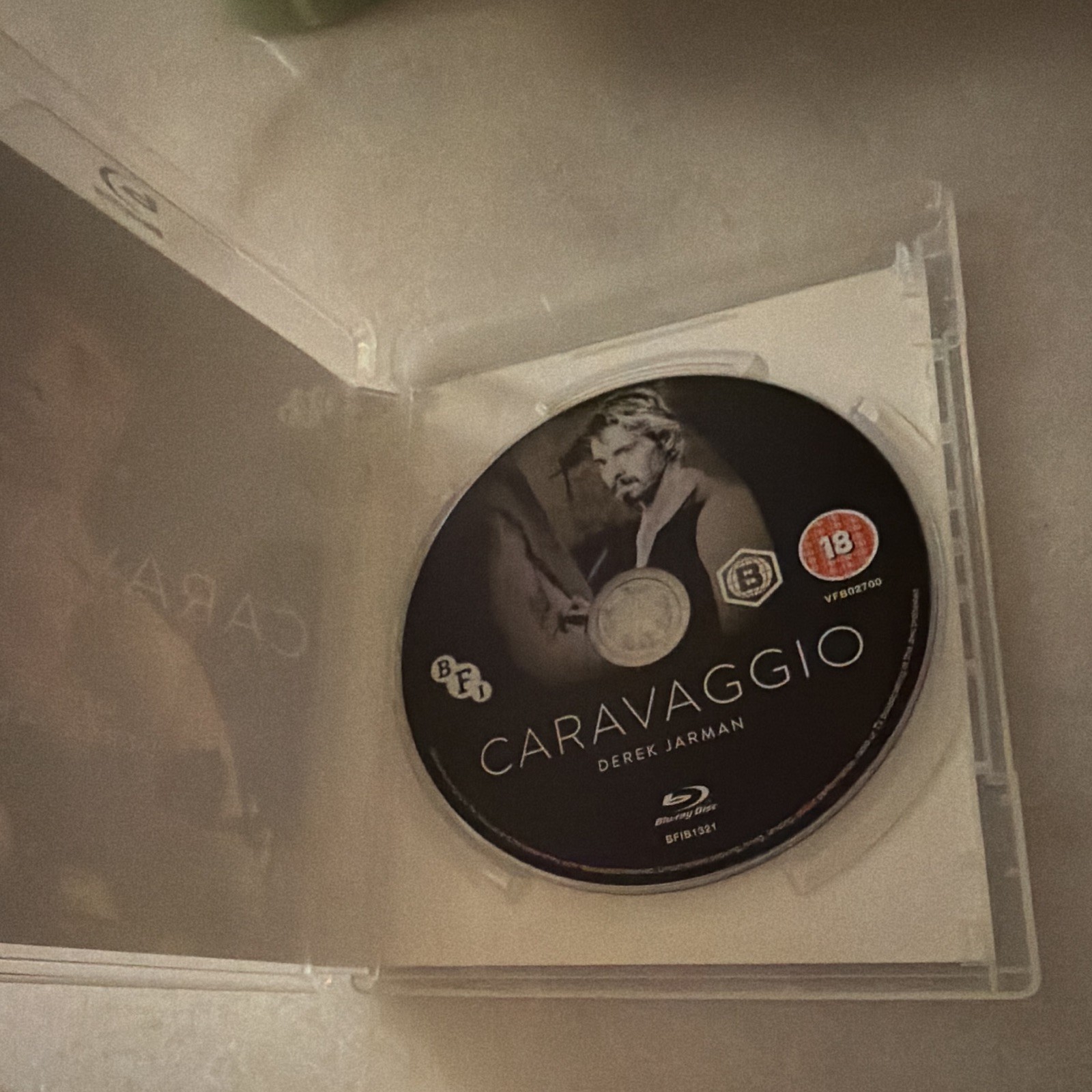 BFI Caravaggio Blu-ray Derek Jarman Nigel Terry Sean Bean Special Ed Region B