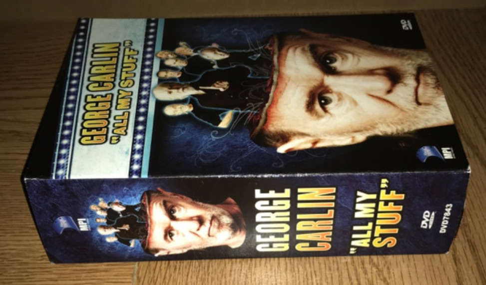 GEORGE CARLIN ALL MY STUFF DVD STAND UP COMEDY BOX SET (NO OUTER BOX)