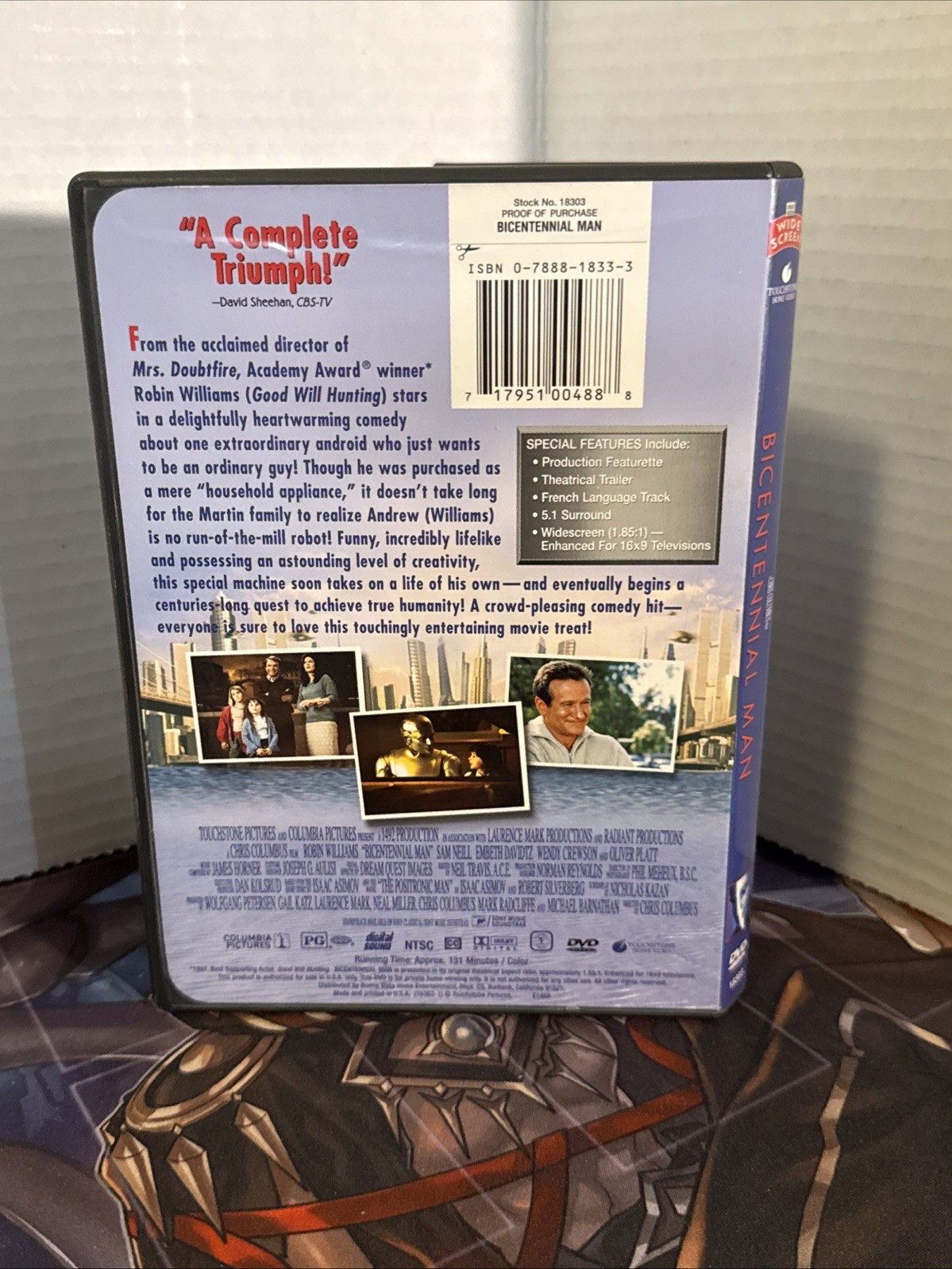 Bicentennial Man (1999) DVD Robin Williams Chris Columbus Touchstone RARE OOP