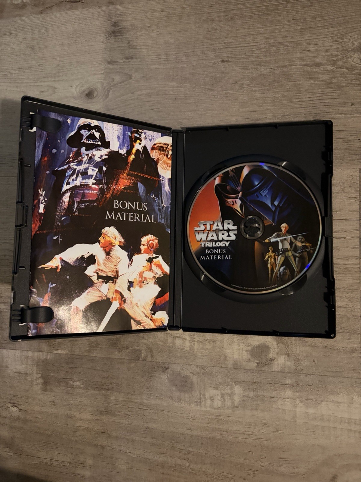 Star Wars Prequel Trilogy & Bonus Material DVD Movie Bundle Lot of 4