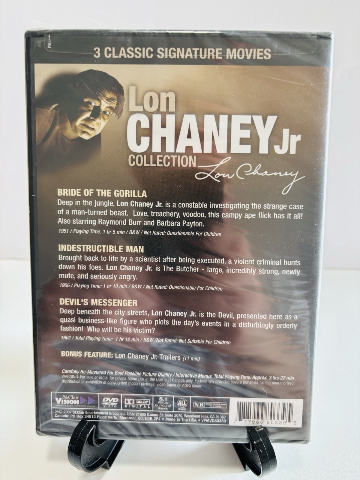Lon Chaney Jr Collection (DVD, 2007) 3 Classic Signature Movies NEW & SEALED