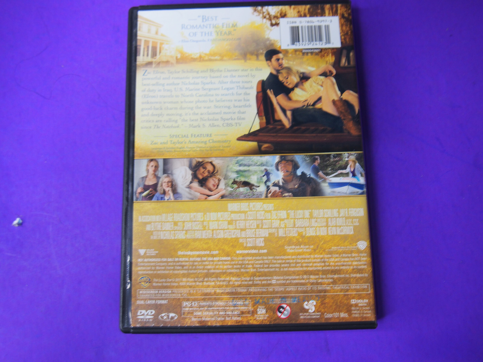 The Lucky One by Scott Hicks: Used