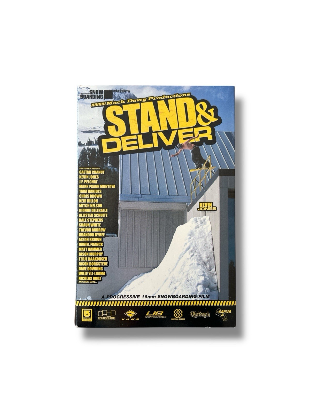 Stand & Deliver Mack Dawg VHS 2000 Freestyle Snowboarding Backcountry
