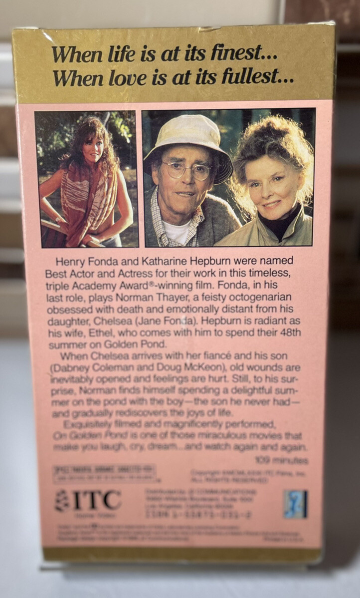 On Golden Pond VHS factory SEALED new Henry Fonda Jane Fonda Katherine Hepburn