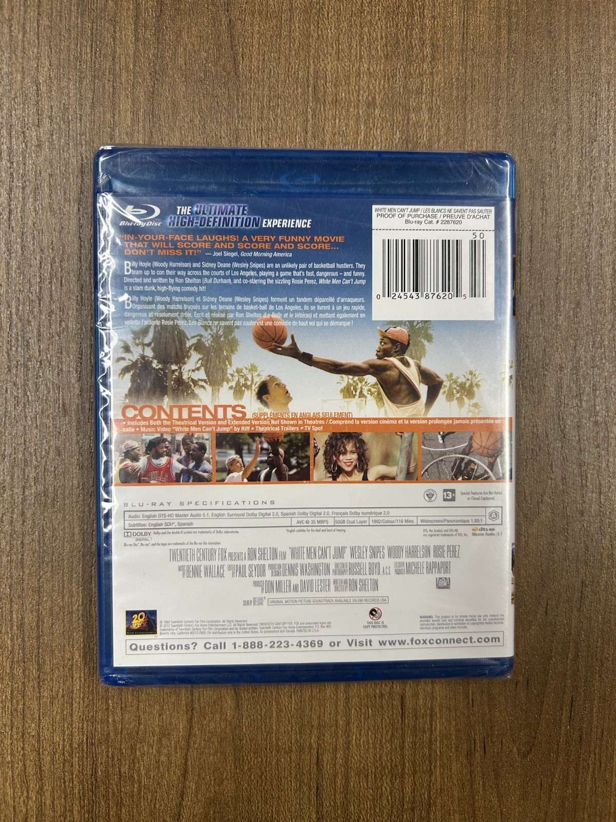 White Men Can’t Jump – Blu Ray – Brand New & Sealed!