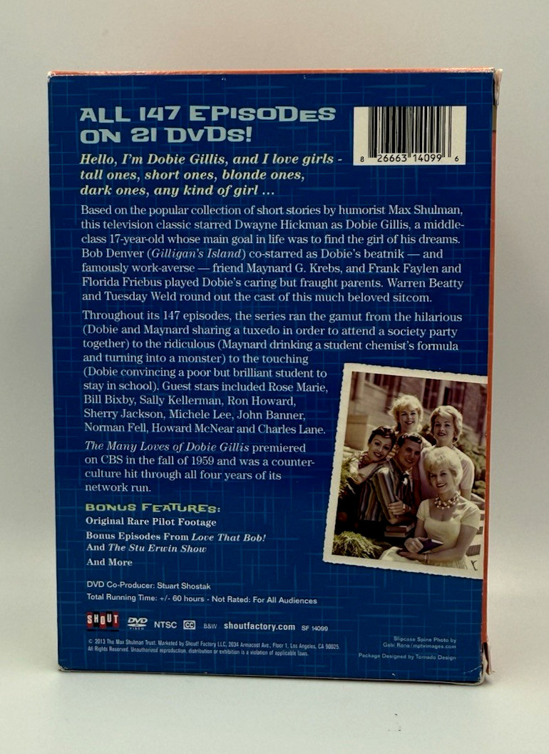 The Many Loves of Dobie Gillis: the Complete Series (DVD)