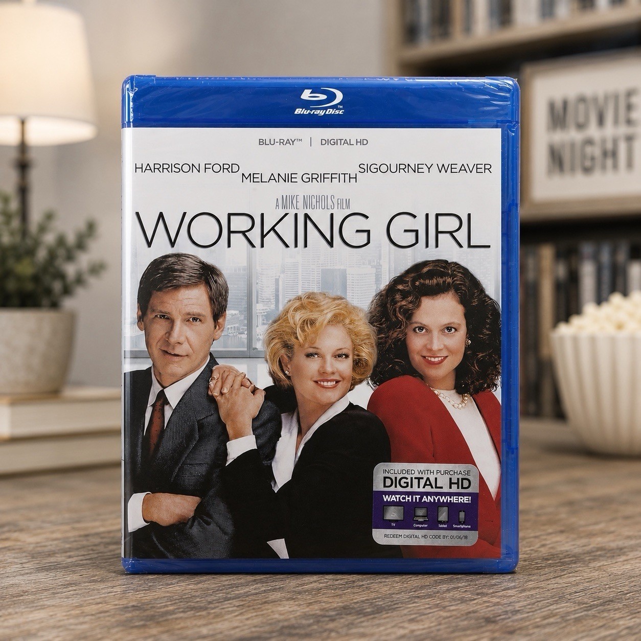 Working Girl Blu-ray Sealed OOP 2014 Harrison Ford Melanie Griffith