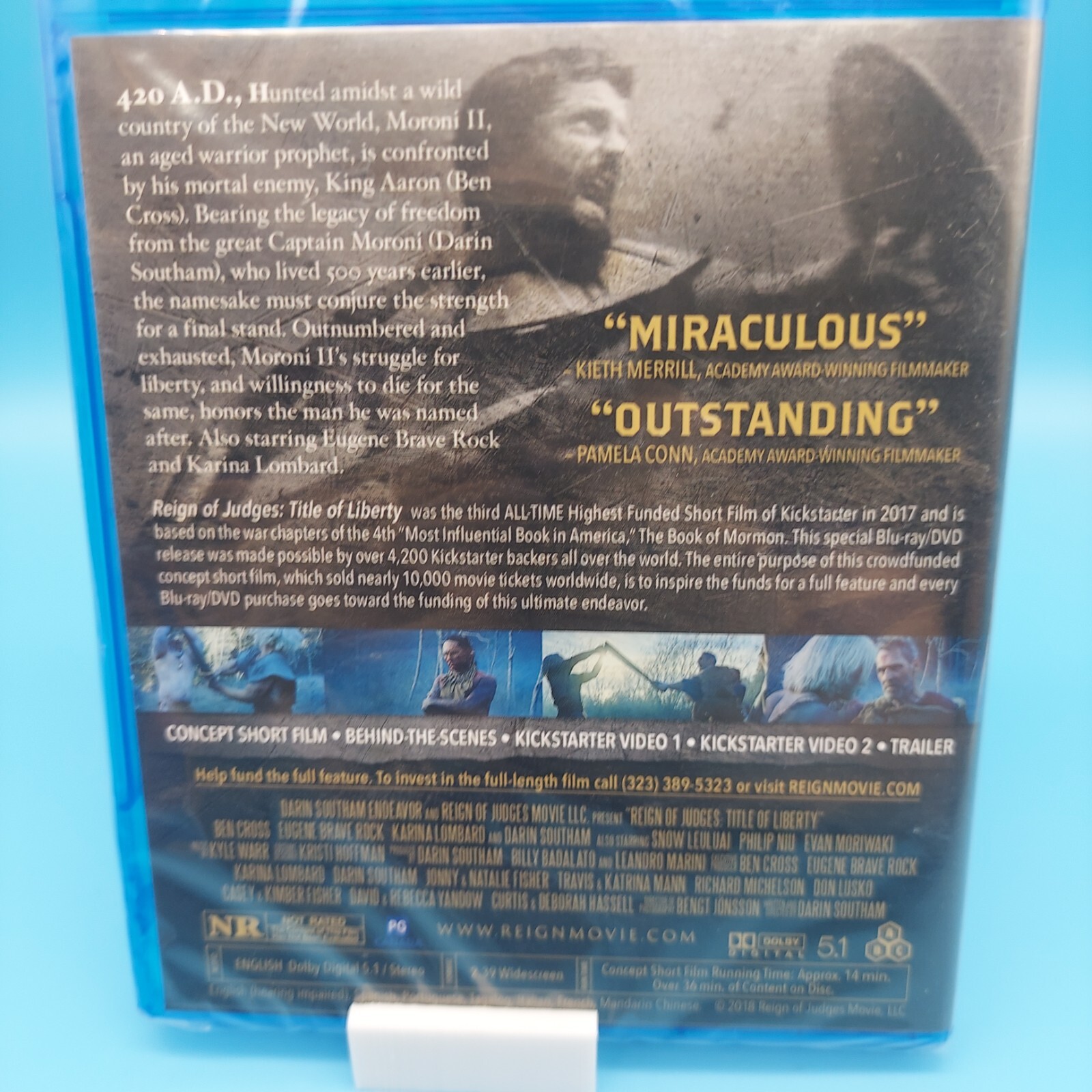 Reign Of Judges Title of Liberty Concept Short Film Blu-ray+DVD