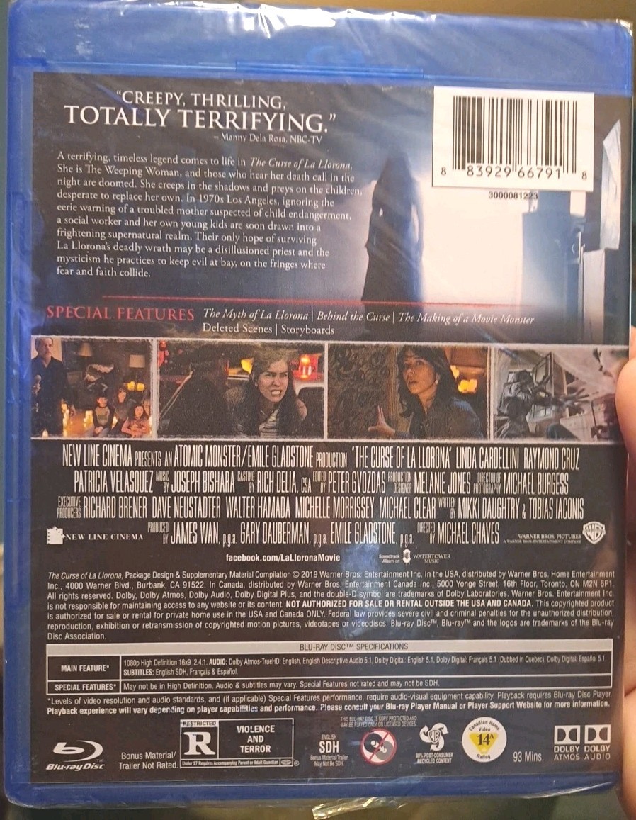 The Curse of La Llorona Blu-ray, Conjuring Creators, Linda Cardellini, Extras