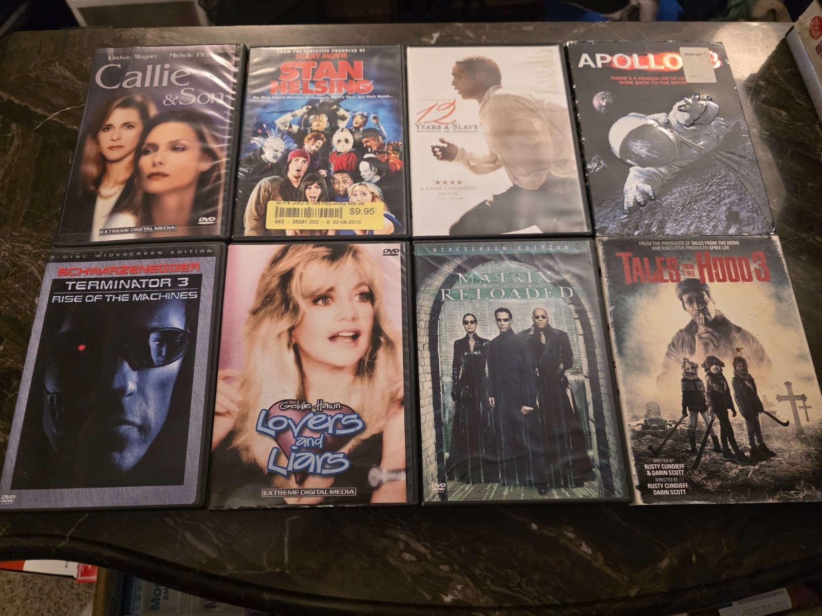 Lot of 77 Movies on DVDs – Various Titles – All in good condition