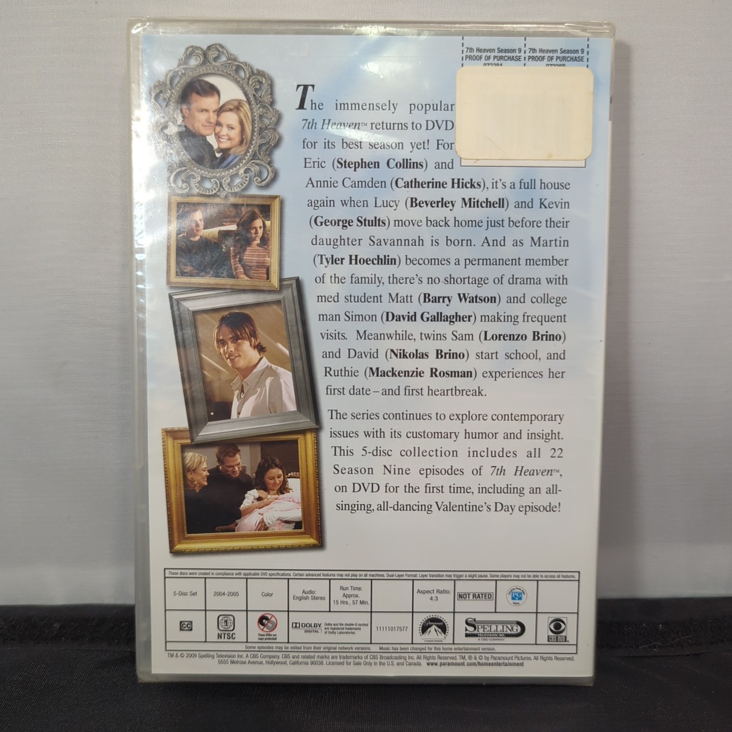 7th Heaven: the Ninth Season (DVD, 2004), Factory Sealed, OOP New!