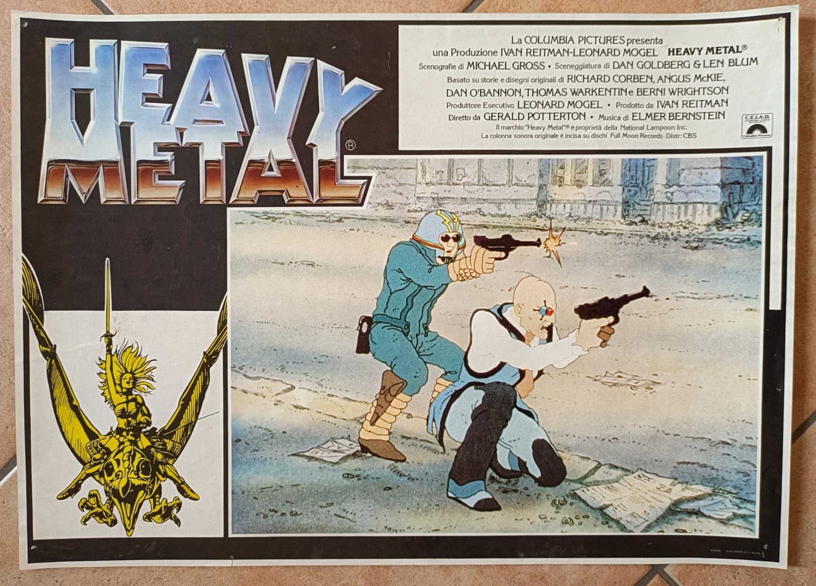 Gerald Potterton: Heavy Metal (Original Italian Movie Poster / FotoBusta) 1981