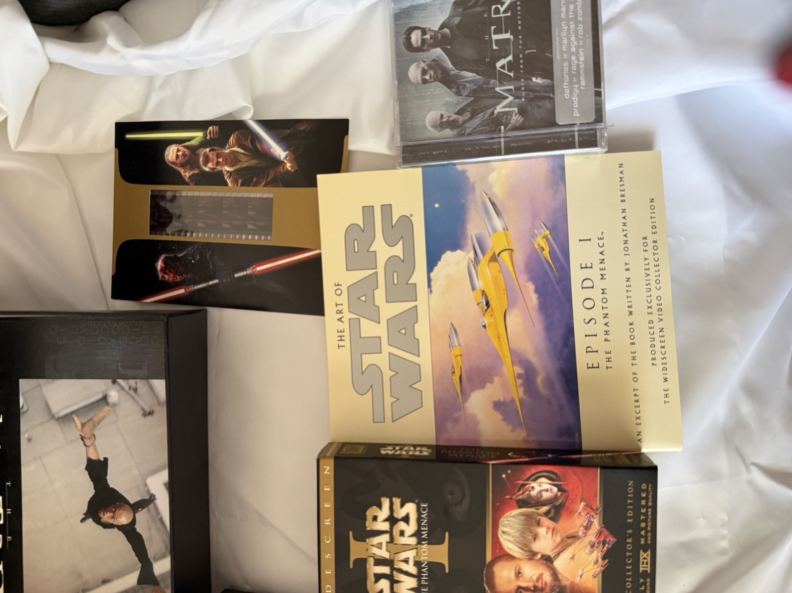The Matrix Soundtrack Collector’s Box Phantom Menace VHS & Book Set. Sealed CD