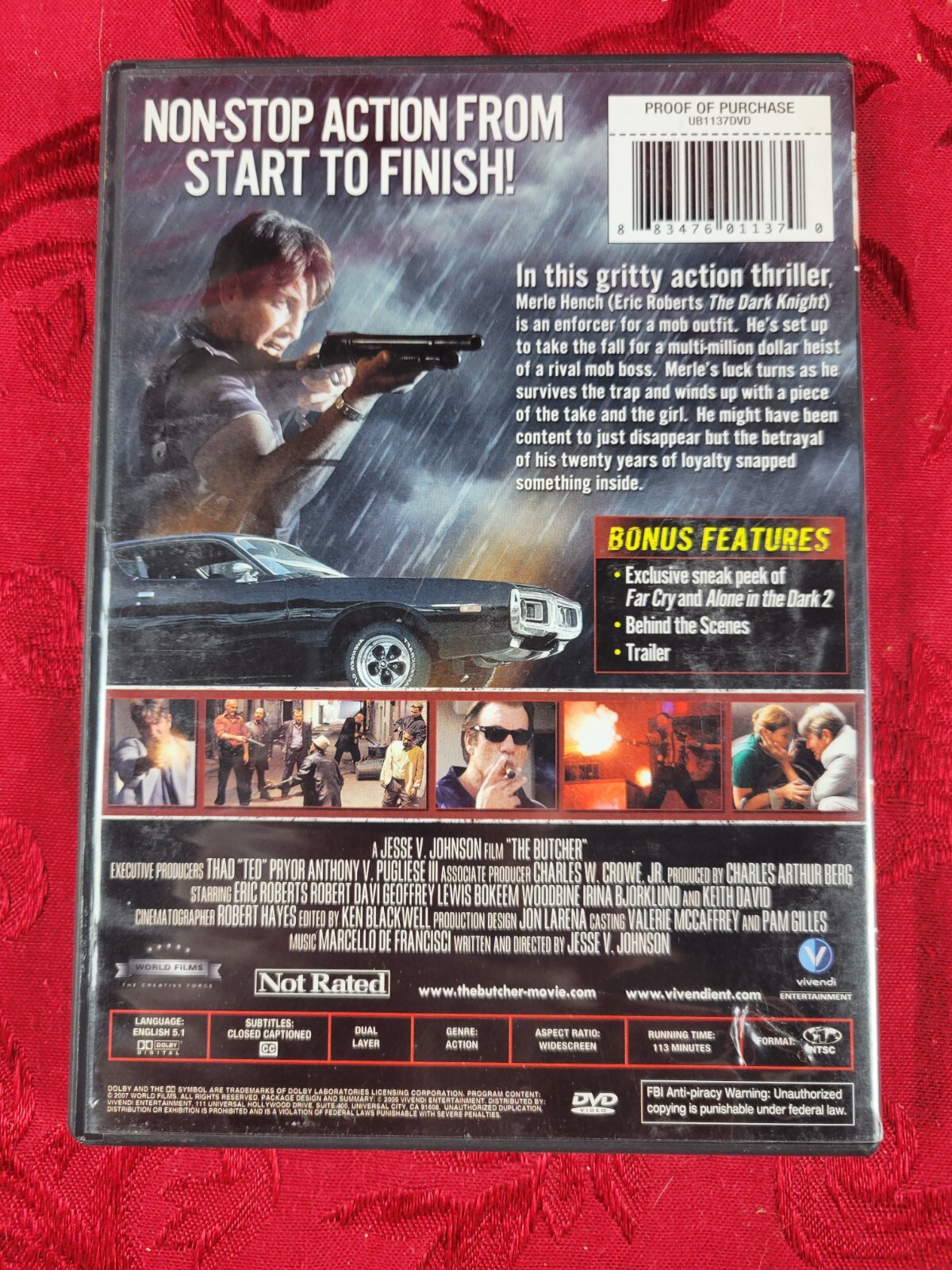 THE BUTCHER (2009) Vivendi, Jesse V. Johnson, Eric Roberts
