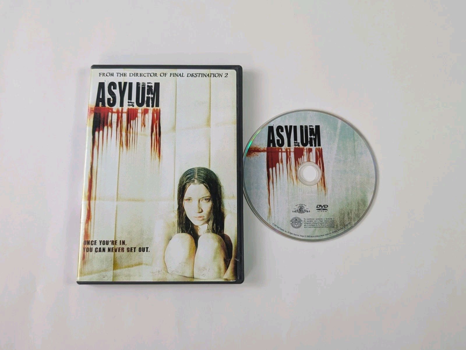 Asylum By Ashok Amritraj DVD 2008 Metro Goldwyn Mayer Horror Mystery Movie Film