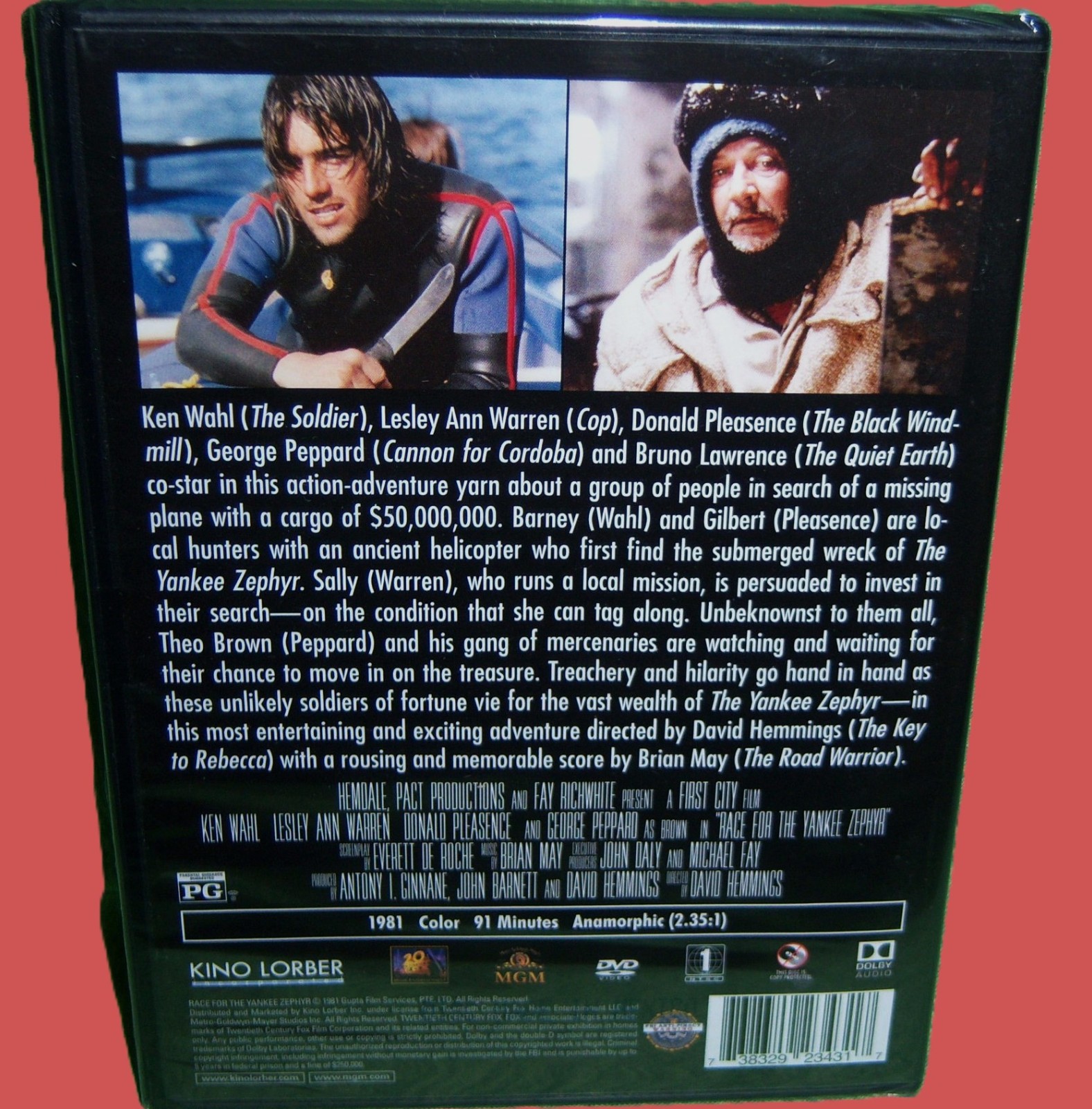 NEW RARE OOP KINO LORBER KEN WAHL RACE FOR THE YANKEE ZEPHYR MOVIE DVD 1981