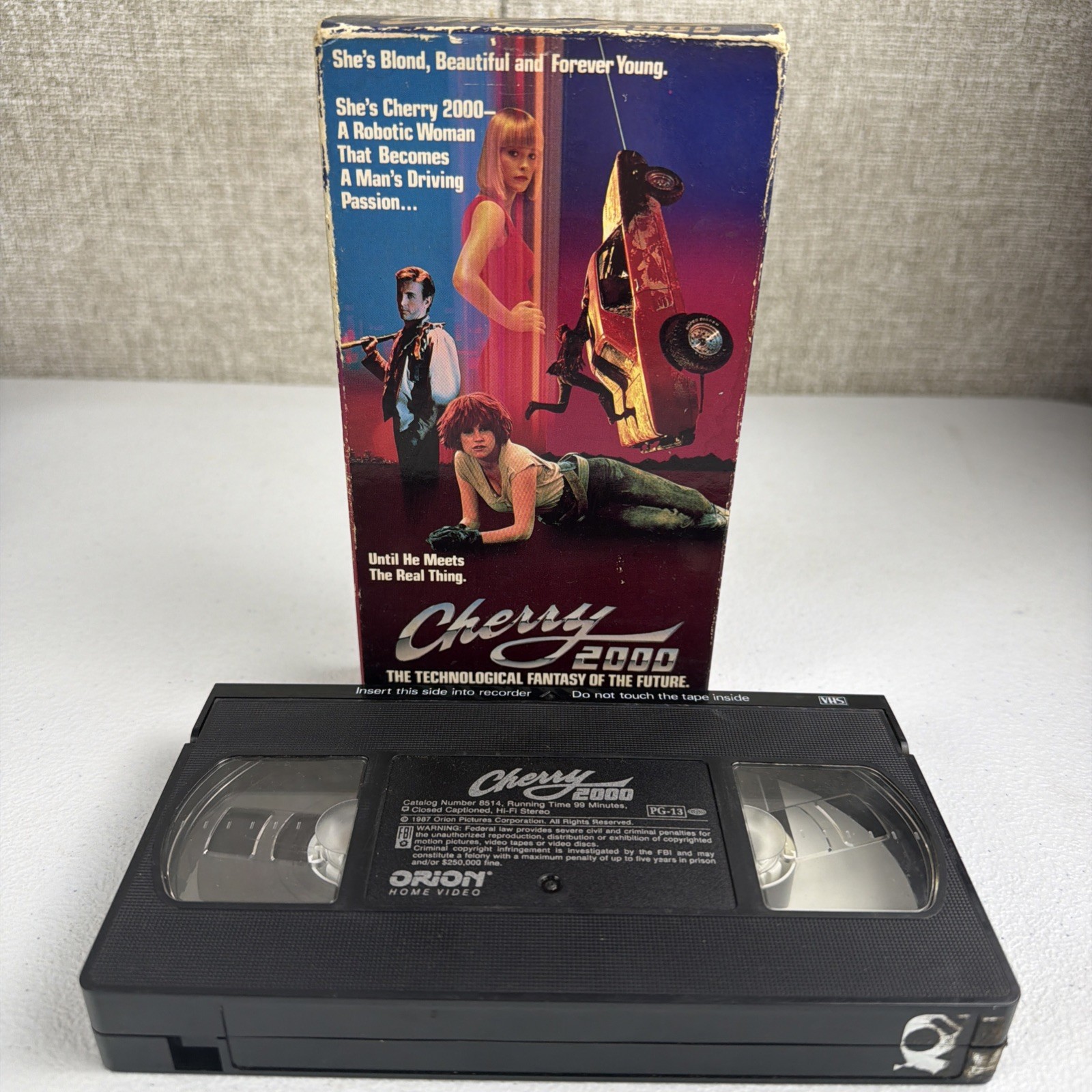 RARE Cherry 2000 VHS Tape 1988 Melanie Griffith SciFi Thriller Fantasy Orion OOP