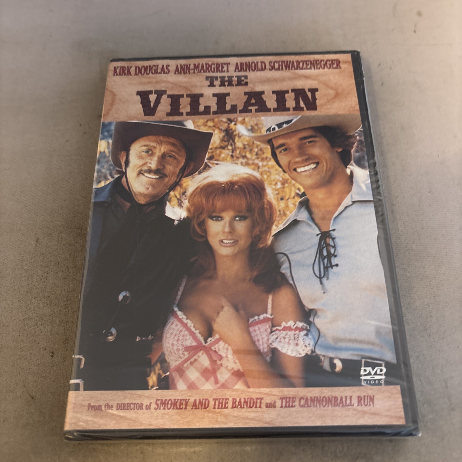 The Villain (DVD, 1979) Arnold Schwarzenegger Ann Margret Kirk Douglas NEW