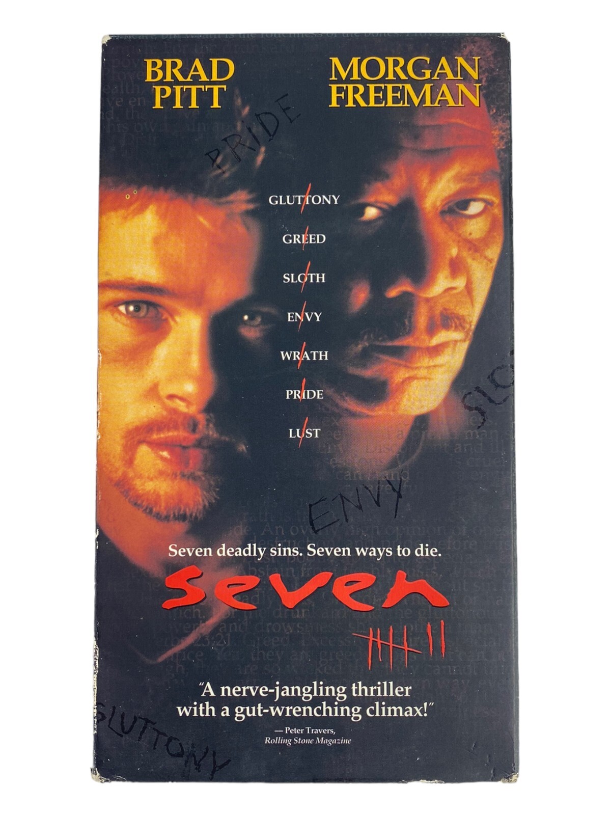Seven VHS 1996 New Line Home Video Approx 127 Minutes