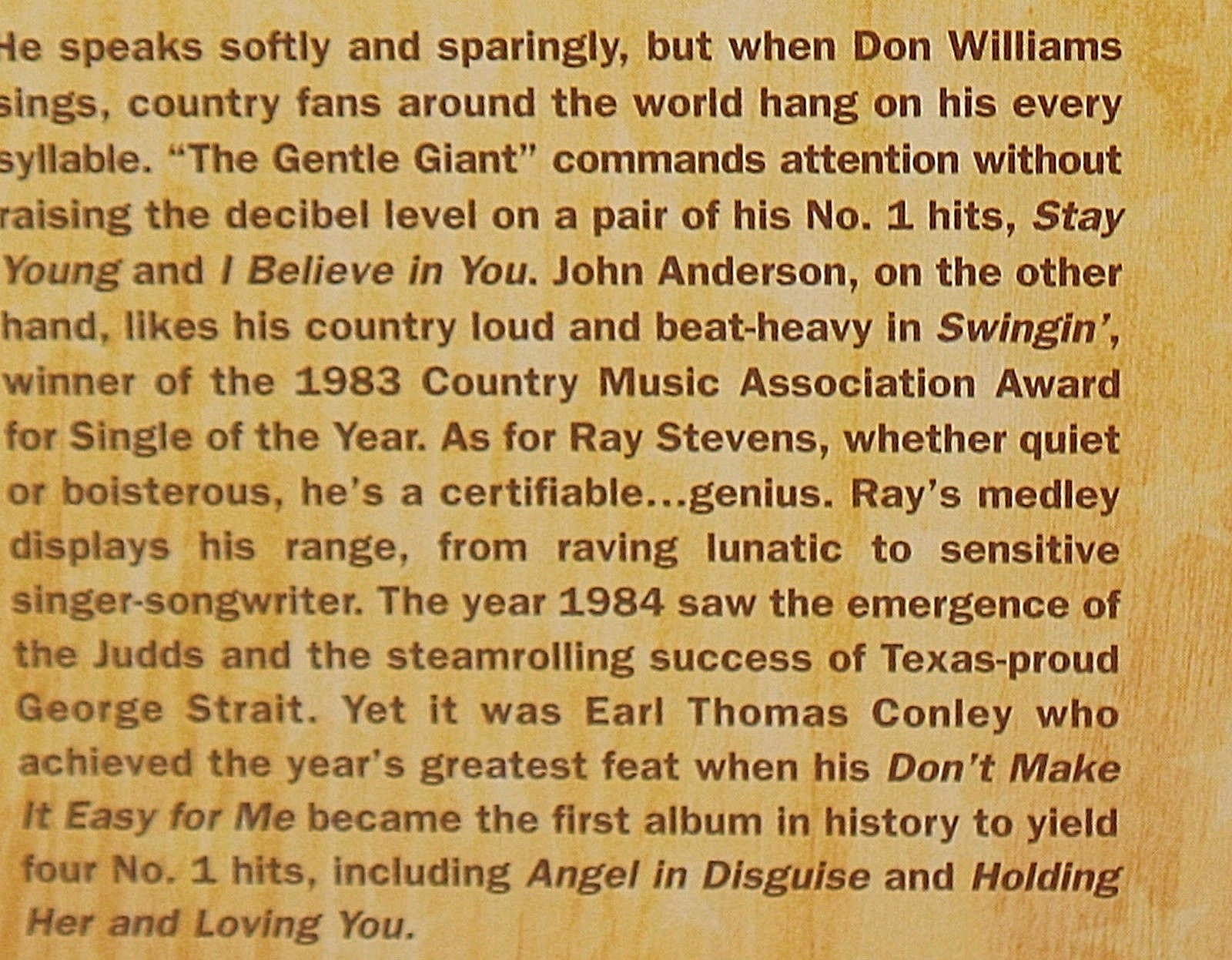 Country Legends Live VOL.6 George Strait,Don Williams Ray Stevens DVD Nashville