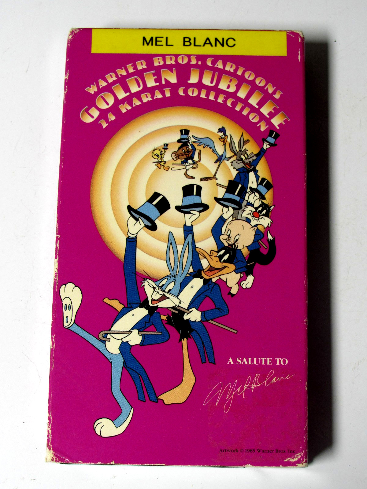 Warner Bros. Golden Jubilee 24 Karat A Salute To Mel Blanc VHS bugs bunny FREE
