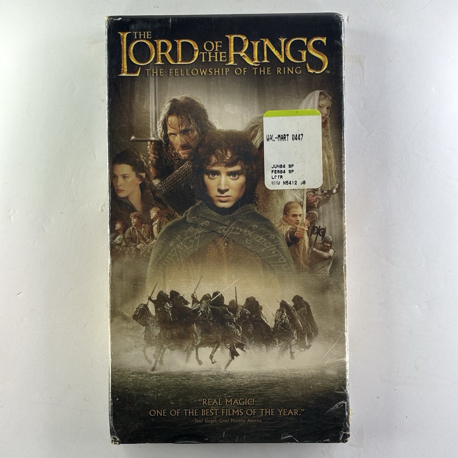 The Lord of the Rings Fellowship of the Ring 2002 VHS Sealed