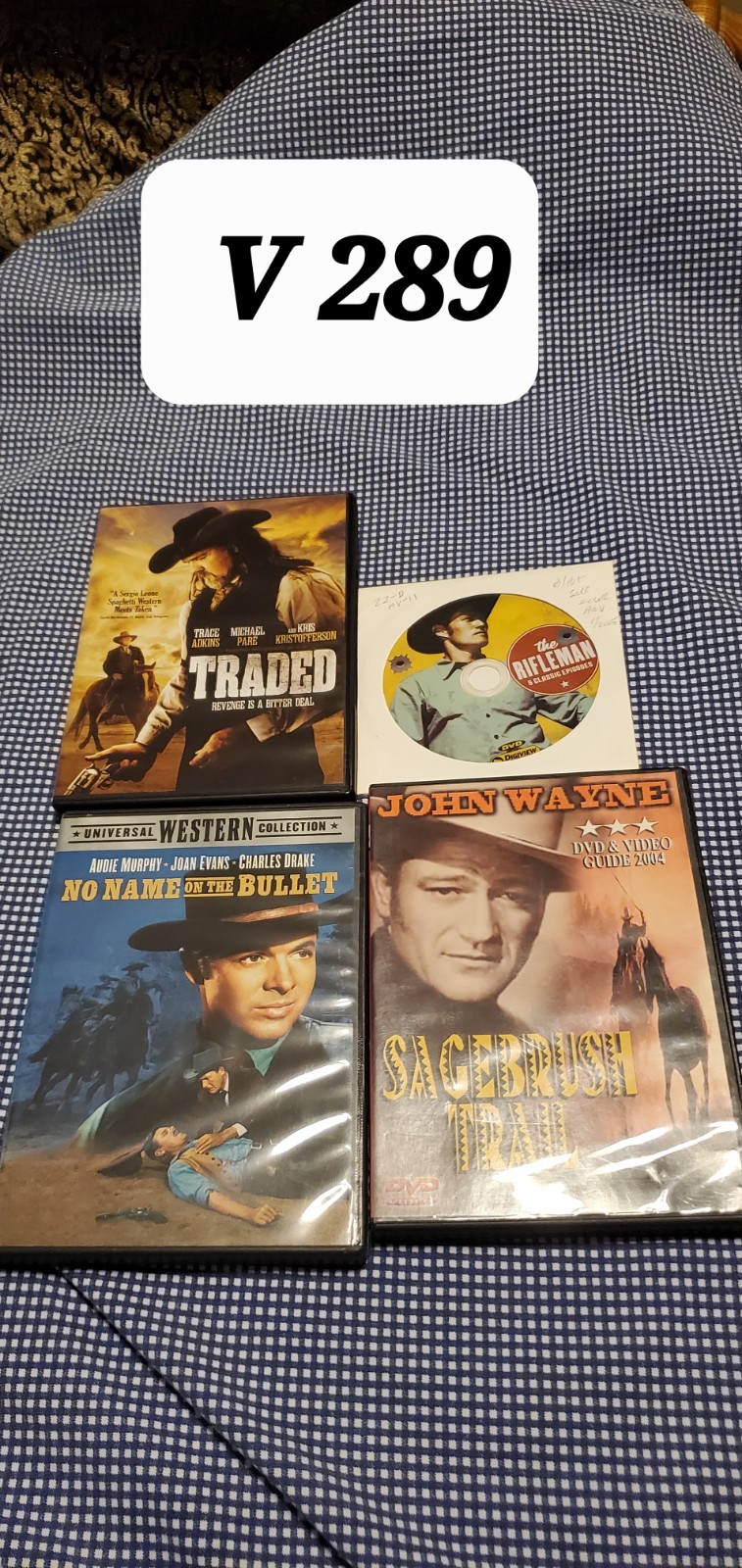 No Name on The Bullet, Traded, Sagebrush Trail, The Rifleman( 6 Episodes) Lot