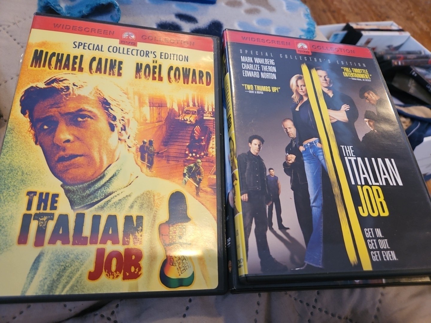 The Italian Job (DVD 1969 Special Collectors Ed) & 2003 Remake!