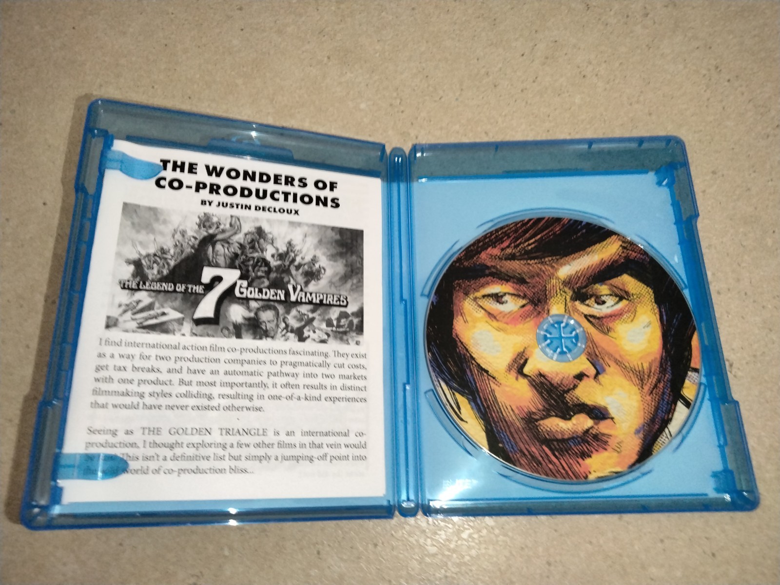 The Golden Triangle 1975 / Phantom Soldiers 1987 Gold Ninja Video Blu-ray OOP