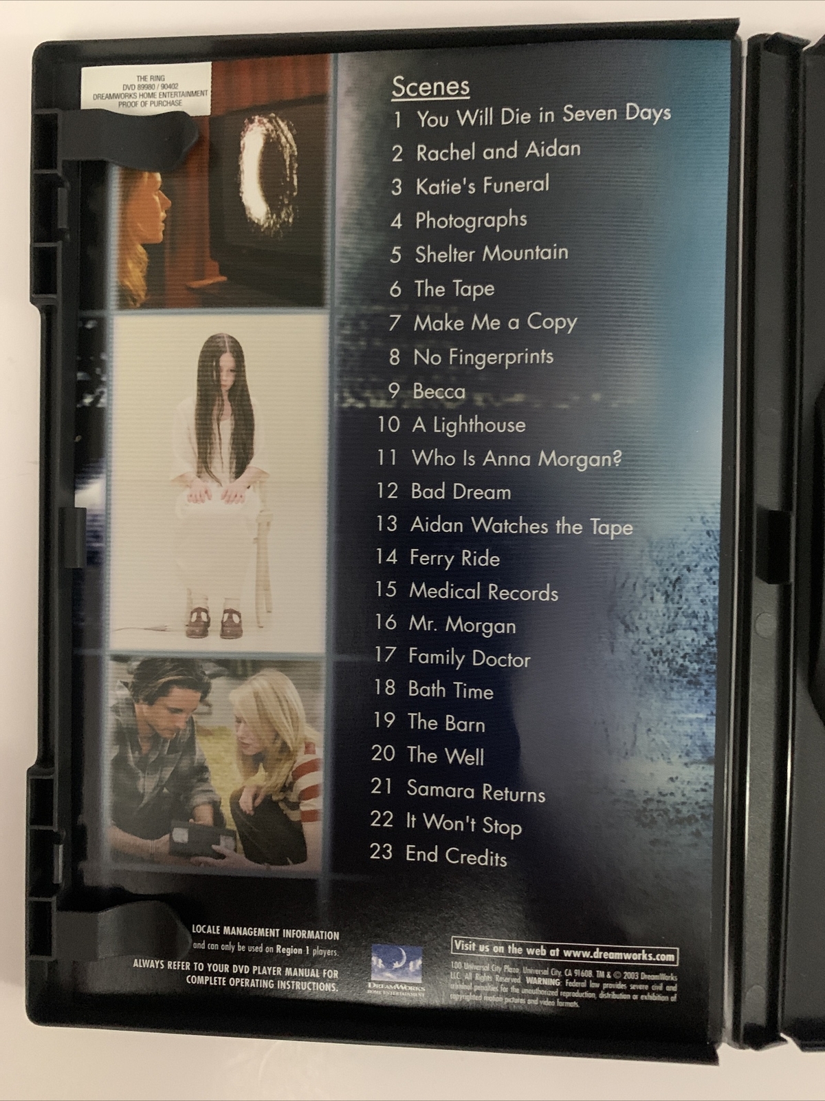 The Ring (DVD, 2003, Full Frame)