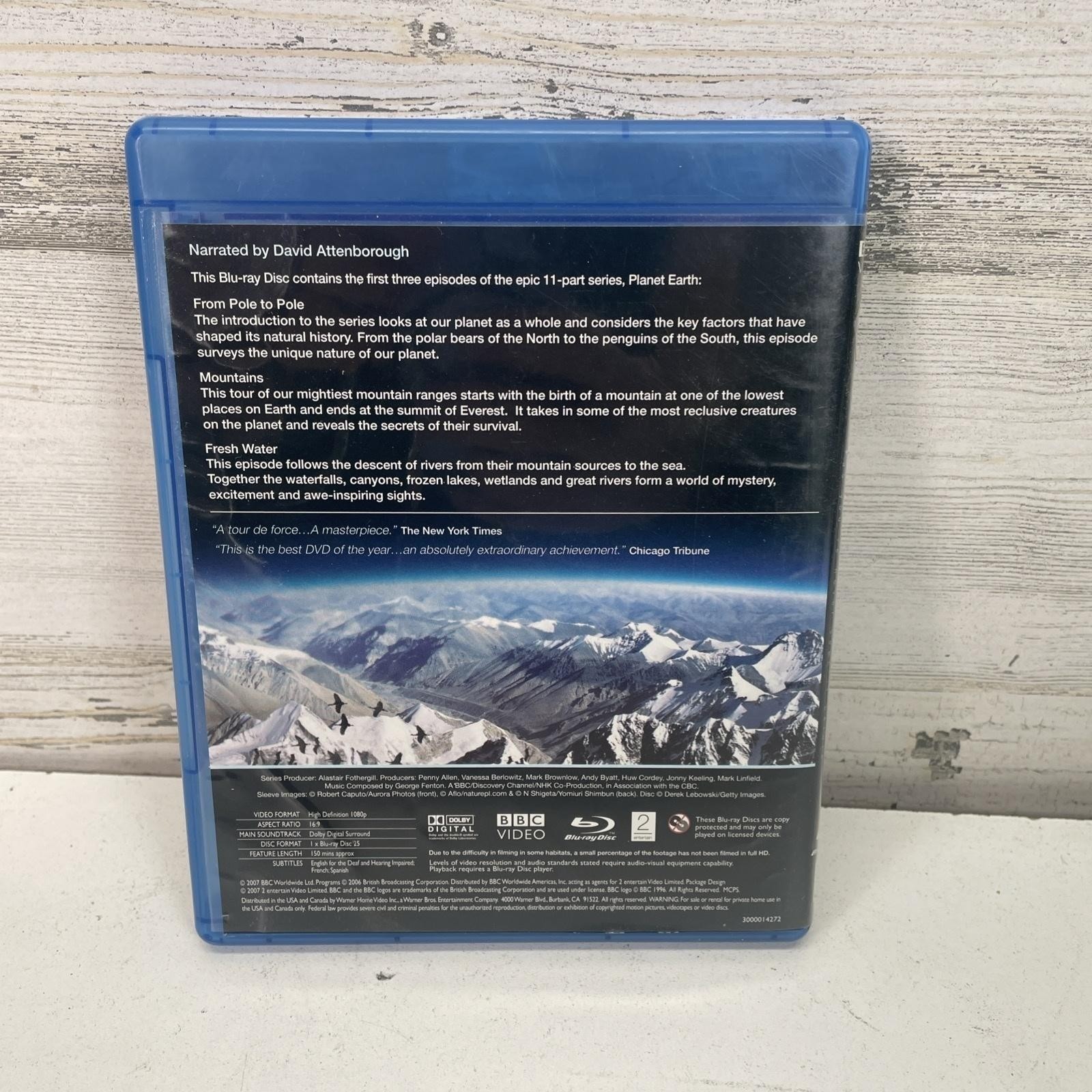 Planet Earth Season 1 Blu-ray BBC David Attenborough Widescreen