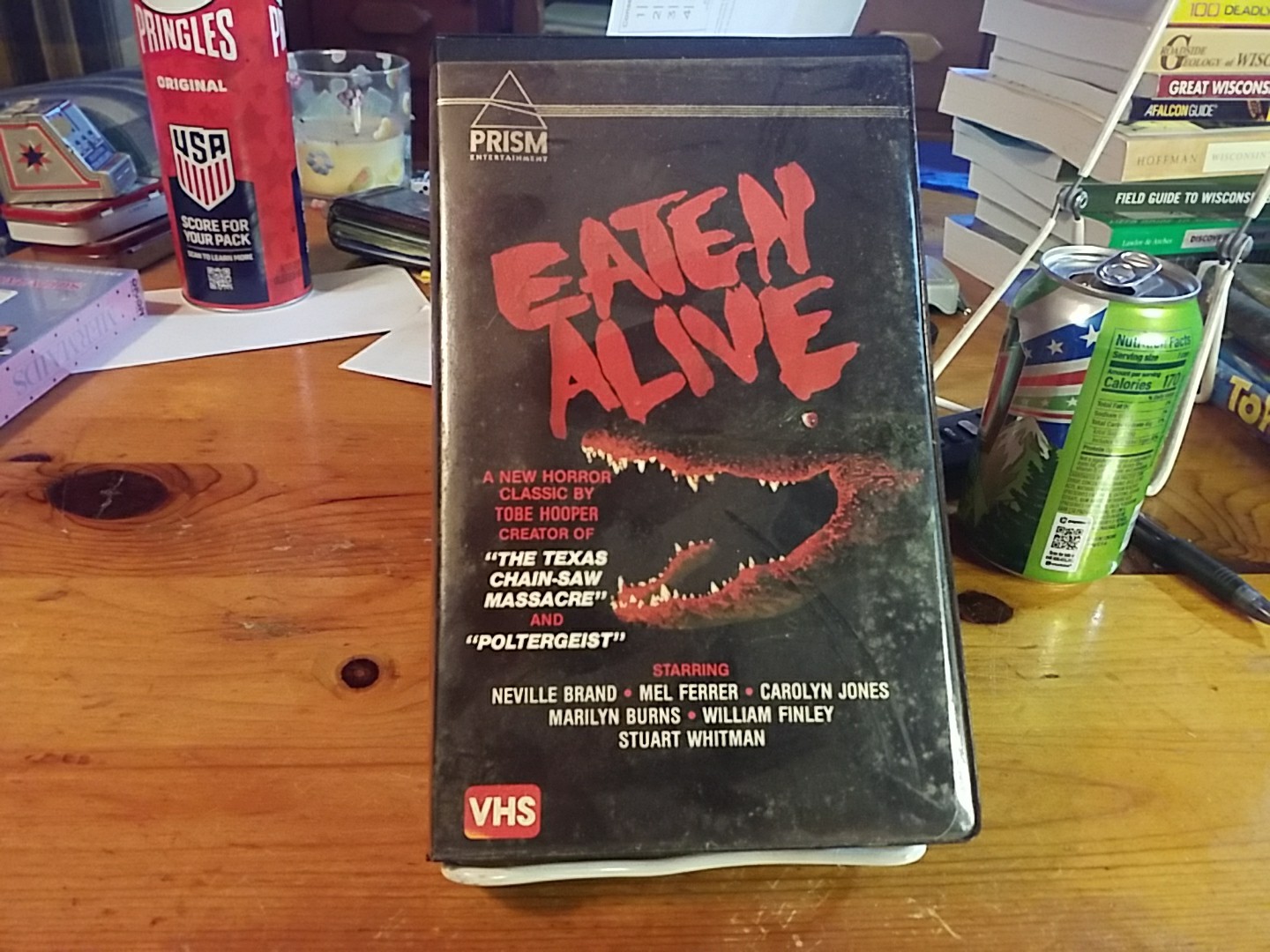 Eaten Alive 1976 Prism Clamshell Horror VHS Tobe Hooper Big Box Robert Englund