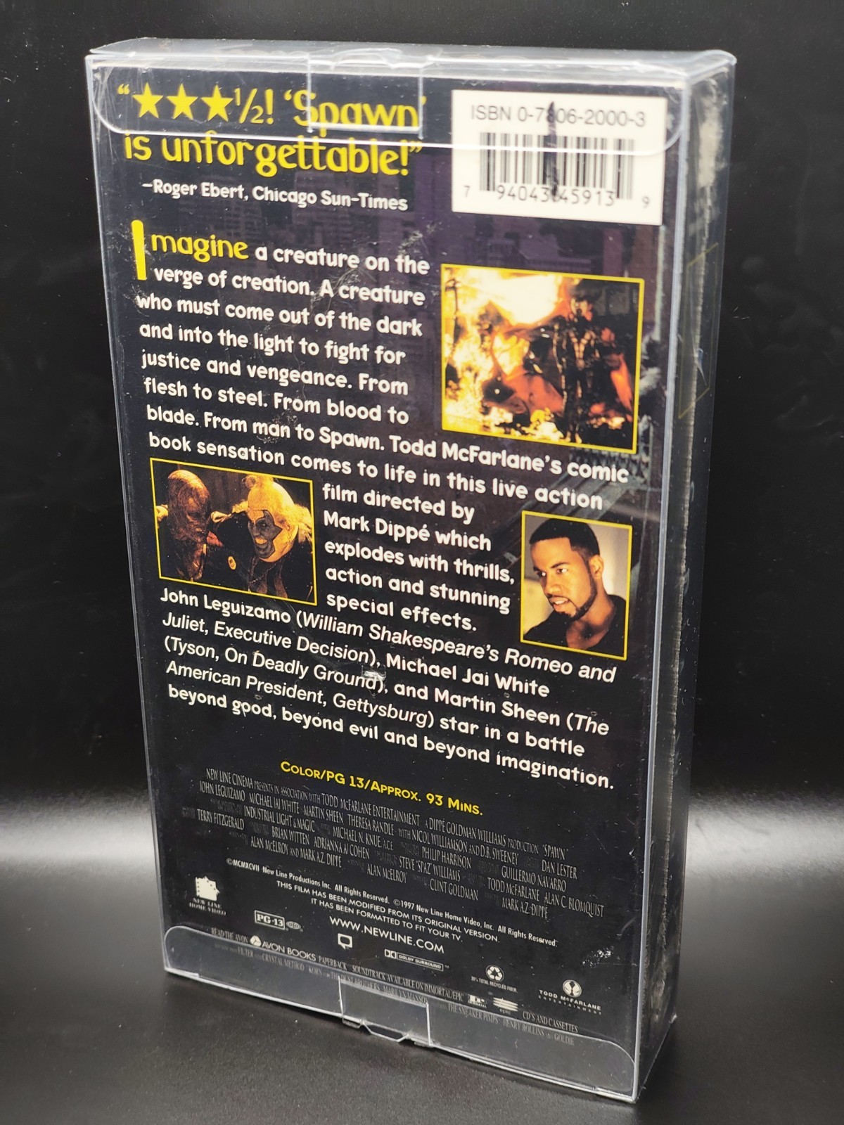 Spawn VHS ***Sealed with WHV Watermark plus AOL Promo*** New Line Home Video
