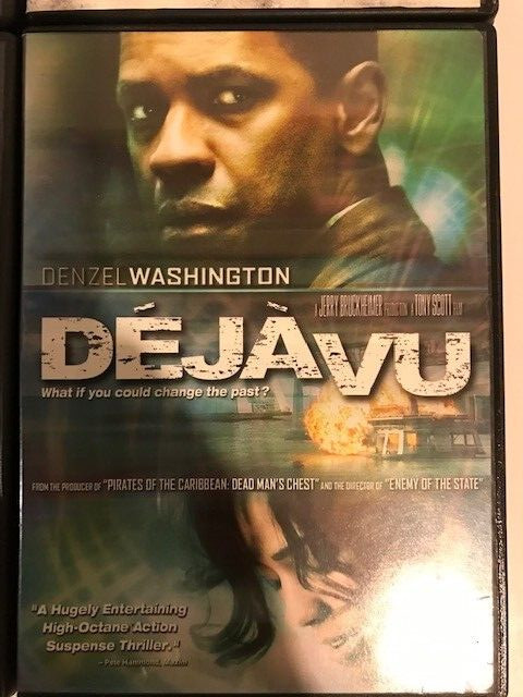 Lot of 5 TIME TRAVEL Movies (4 DVDs) Looper, Stargate, Butterfly Effect, Deja Vu