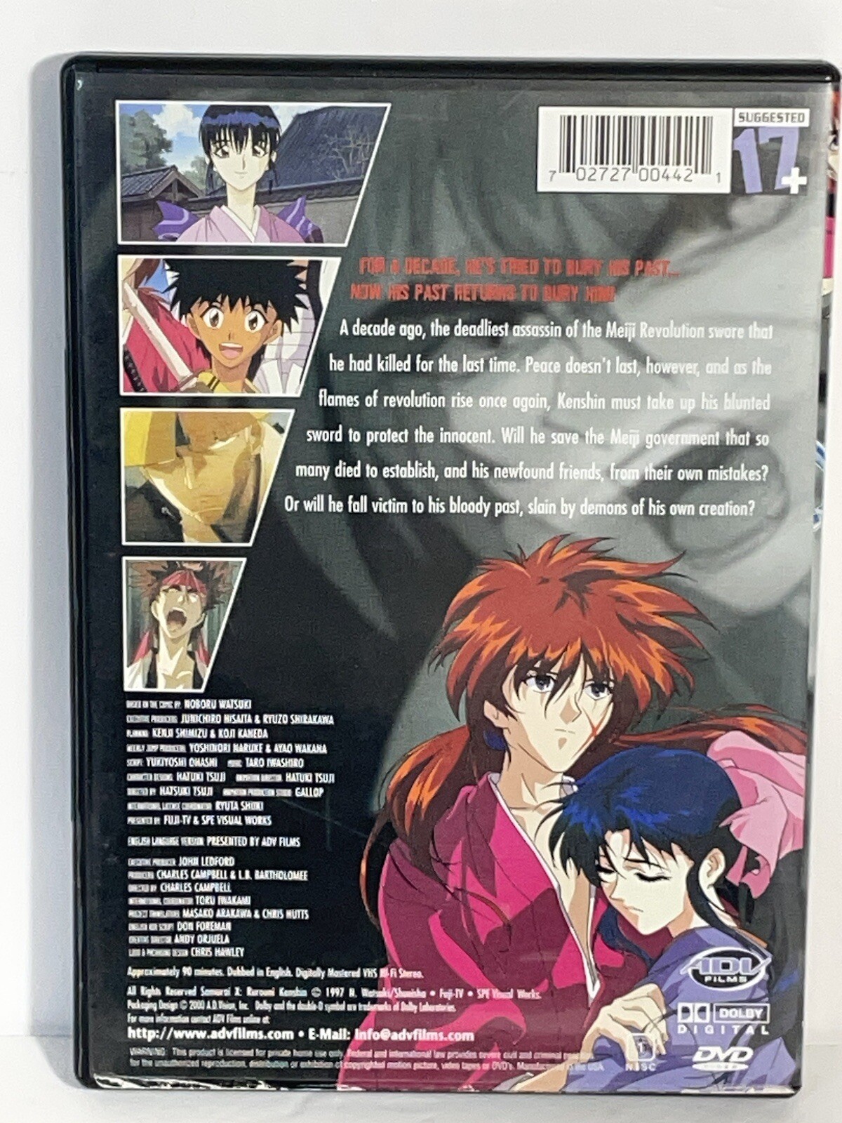 Samurai X – OVA 1: The Motion Picture DVD