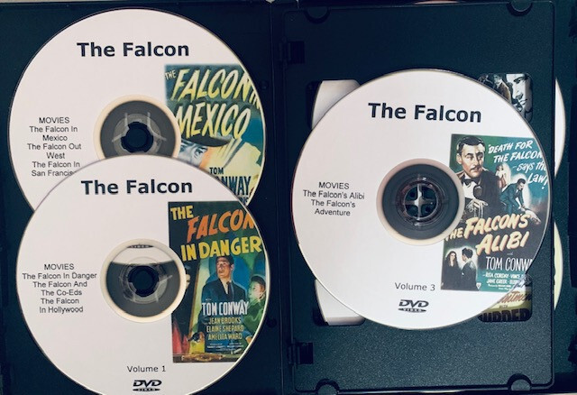 Falcon Movie Sealed Case Collection-16 Movies-6 DVDs+The Saint-Tom Conway-OTR CD