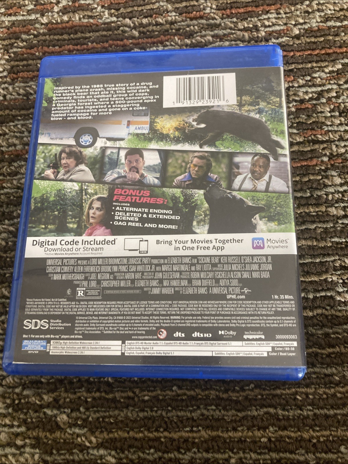 Cocaine Bear + Crackcoon (Blu-ray, Drugged Out Animal Lot)